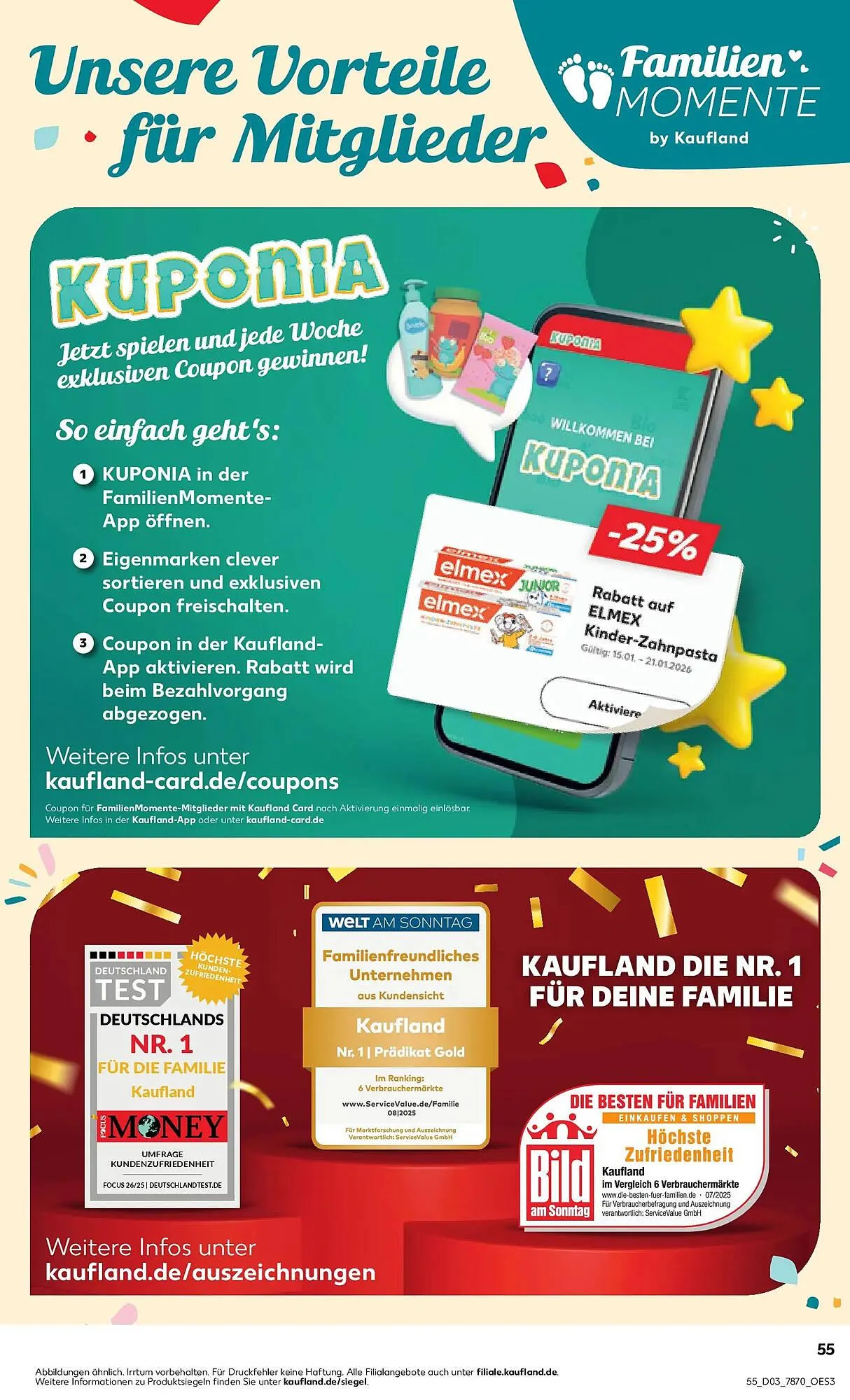 Kaufland Prospekt von 18. Januar bis 21. Januar 2026 - Prospekt seite 55