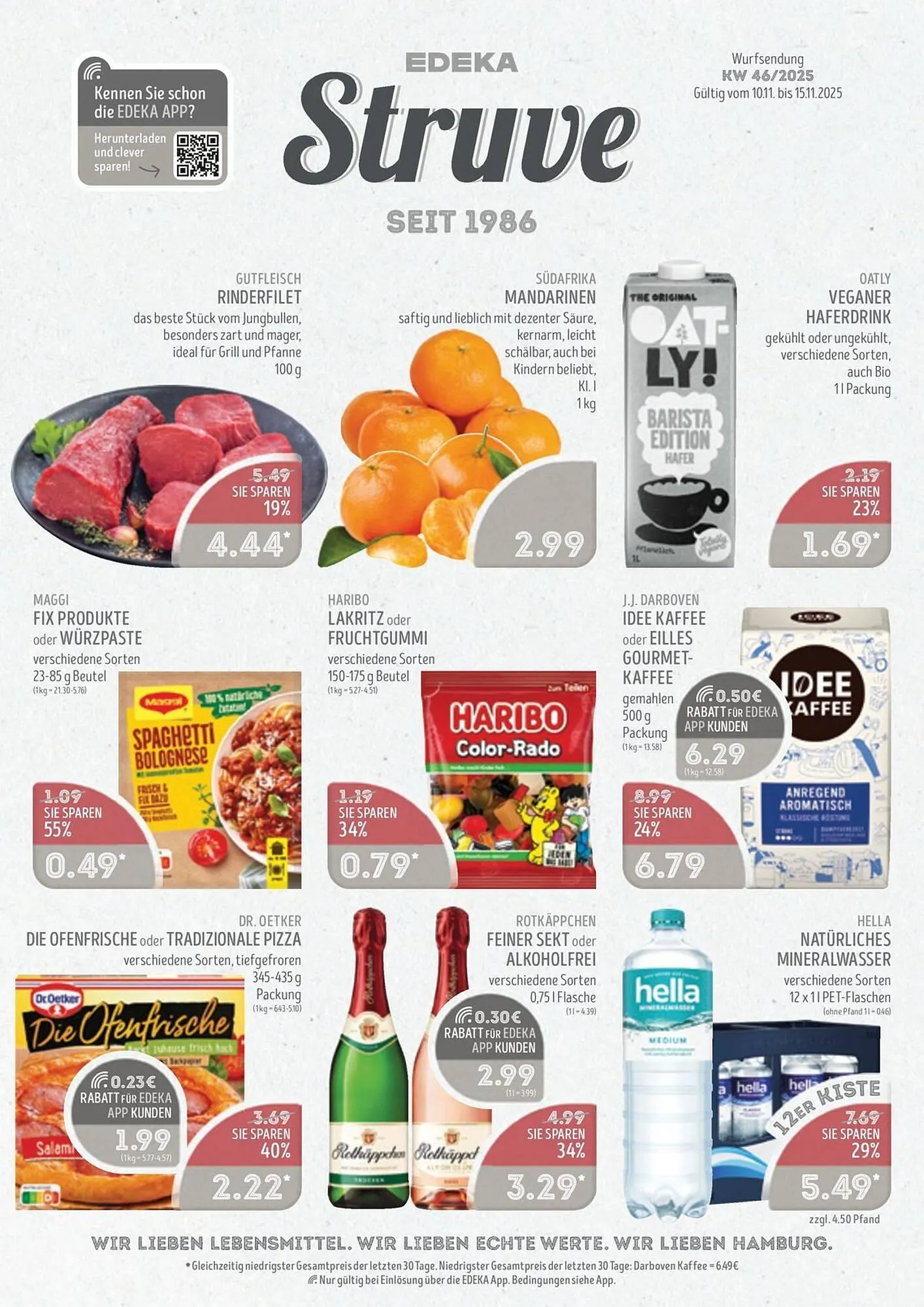 Edeka Struve Prospekt von 10. November bis 15. November 2025 - Prospekt seite 1