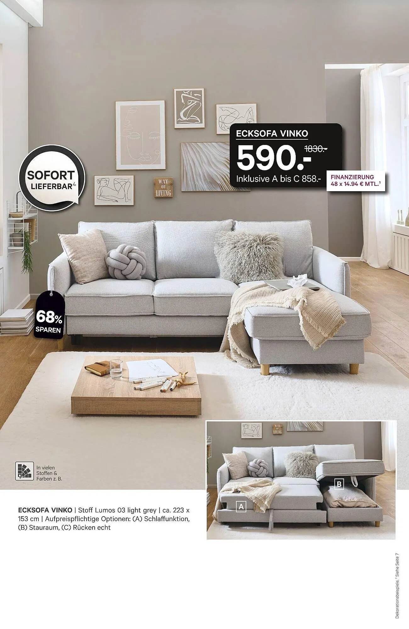 Kabs Polsterwelt Prospekt von 14. November bis 1. Dezember 2025 - Prospekt seite 8