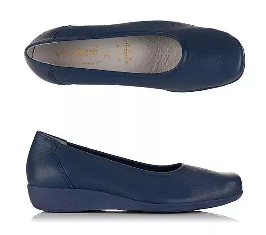 VITAFORM Ballerina Hirschleder Sommertrendfarben Sohle Hilka