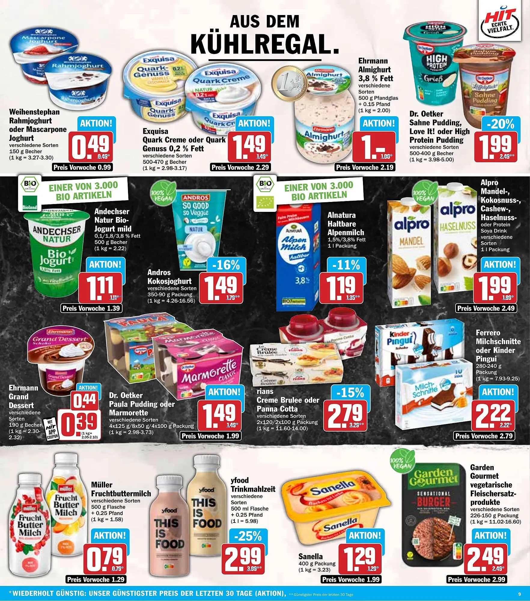 Hit Prospekt von 31. März bis 5. April 2025 - Prospekt seite 9