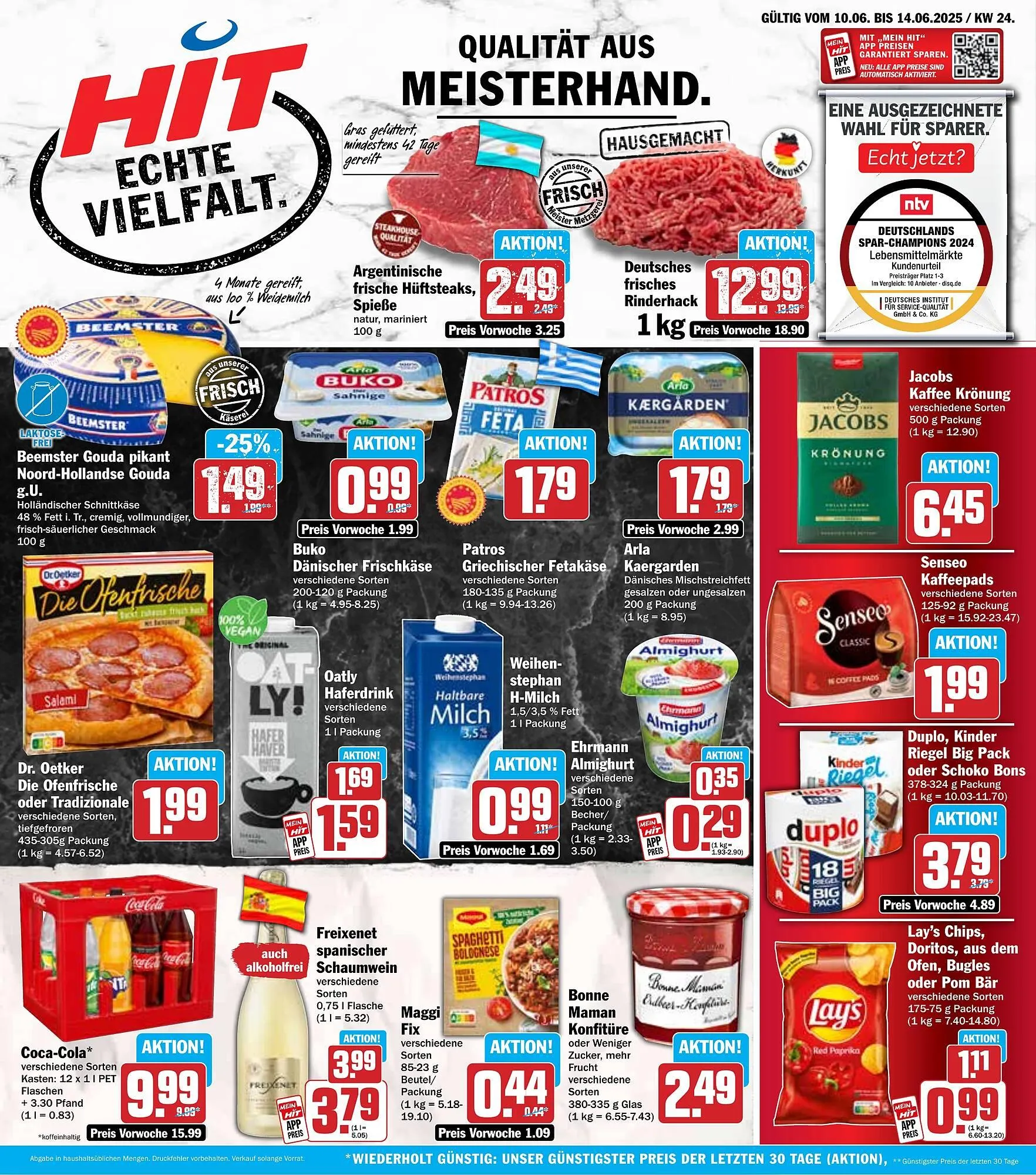 Hit Prospekt von 9. Juni bis 14. Juni 2025 - Prospekt seite 1