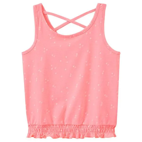 Mädchen Top mit Blümchen-Allover