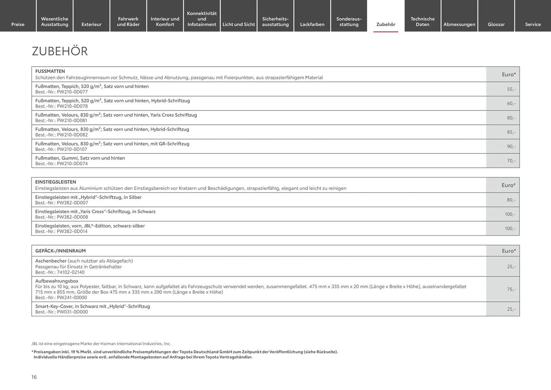 Toyota Prospekt von 6. April bis 6. April 2025 - Prospekt seite 16