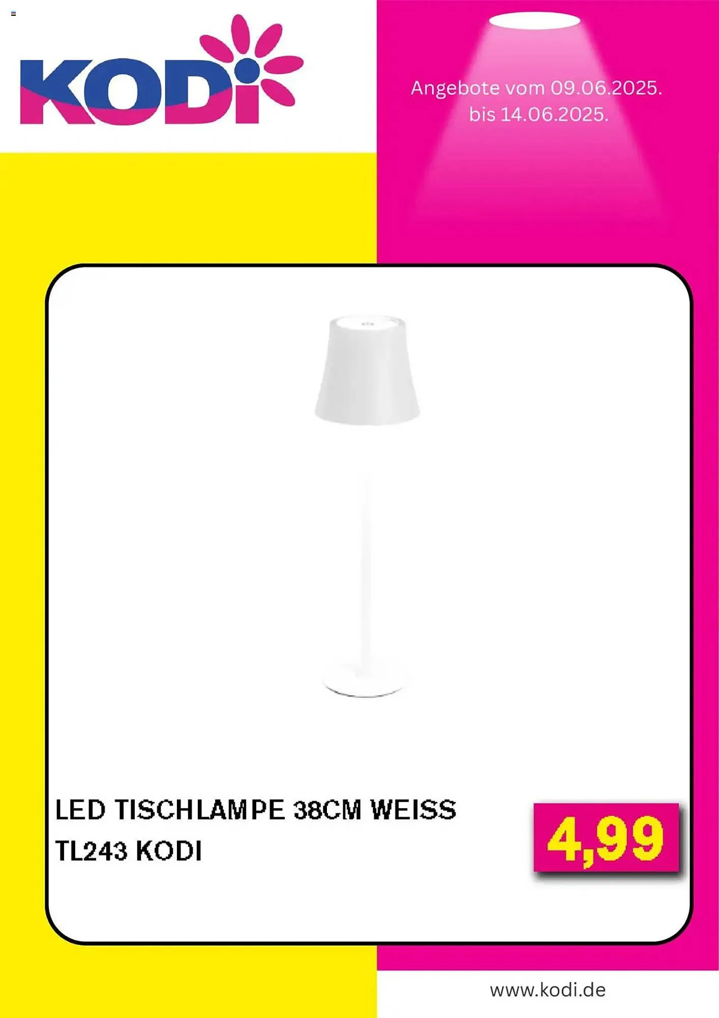 KODi Prospekt von 9. Juni bis 14. Juni 2025 - Prospekt seite 3