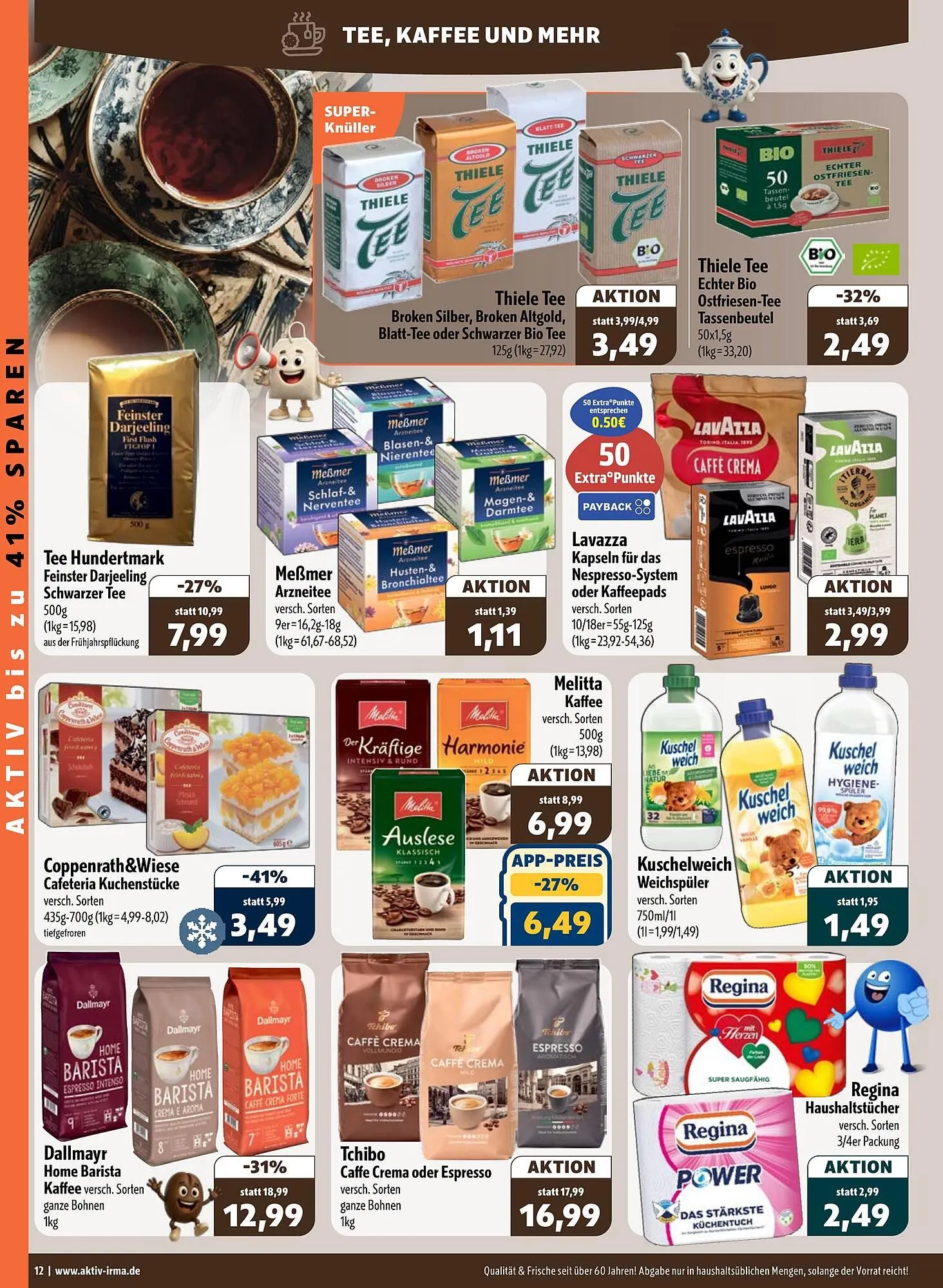Aktiv Irma Prospekt von 19. Januar bis 24. Januar 2026 - Prospekt seite 12