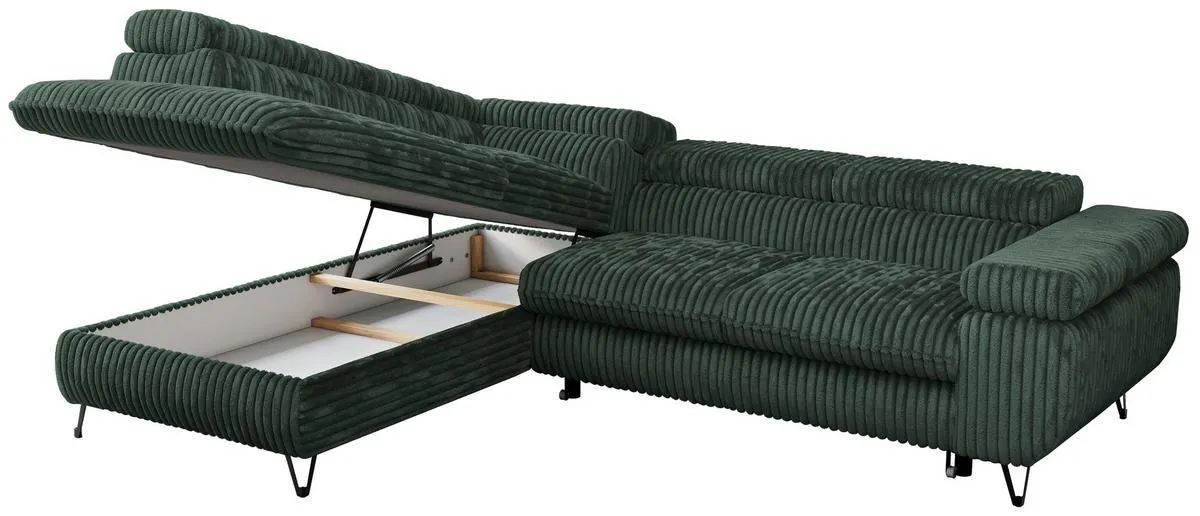 PETER L Grün Cord - Links Seite