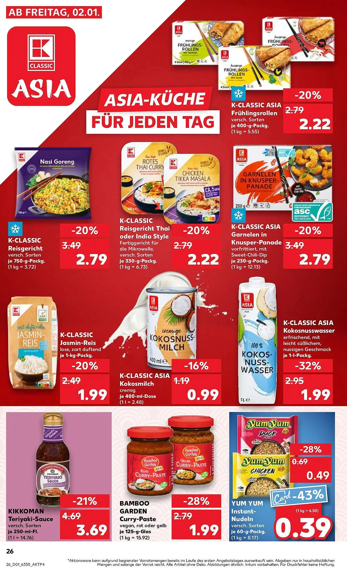 Kaufland Prospekt von 4. Januar bis 7. Januar 2026 - Prospekt seite 26