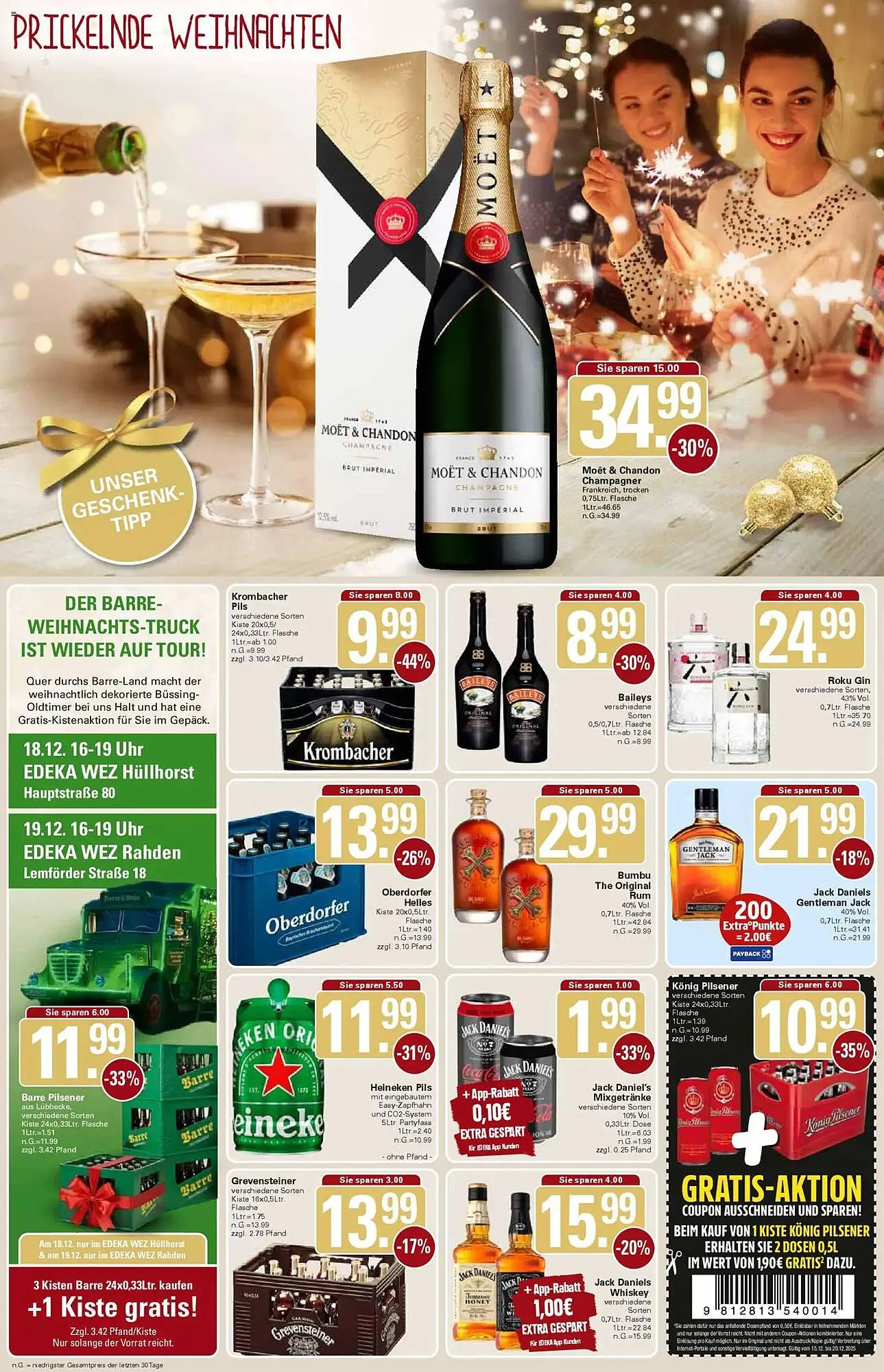 WEZ Prospekt von 15. Dezember bis 20. Dezember 2025 - Prospekt seite 14