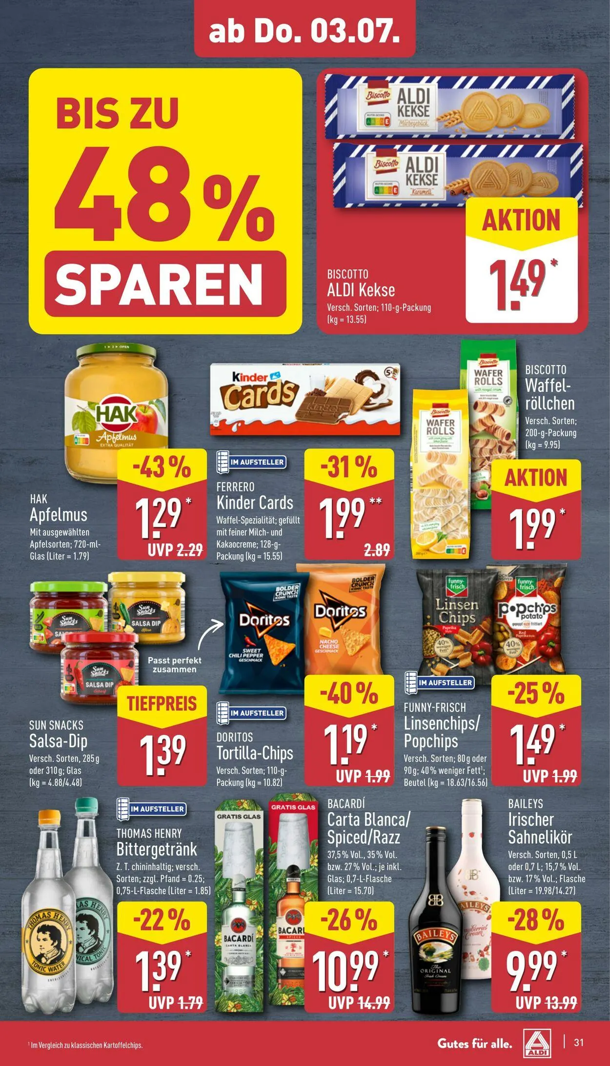 Aldi-Nord von 30. Juni bis 5. Juli 2025 - Prospekt seite 34