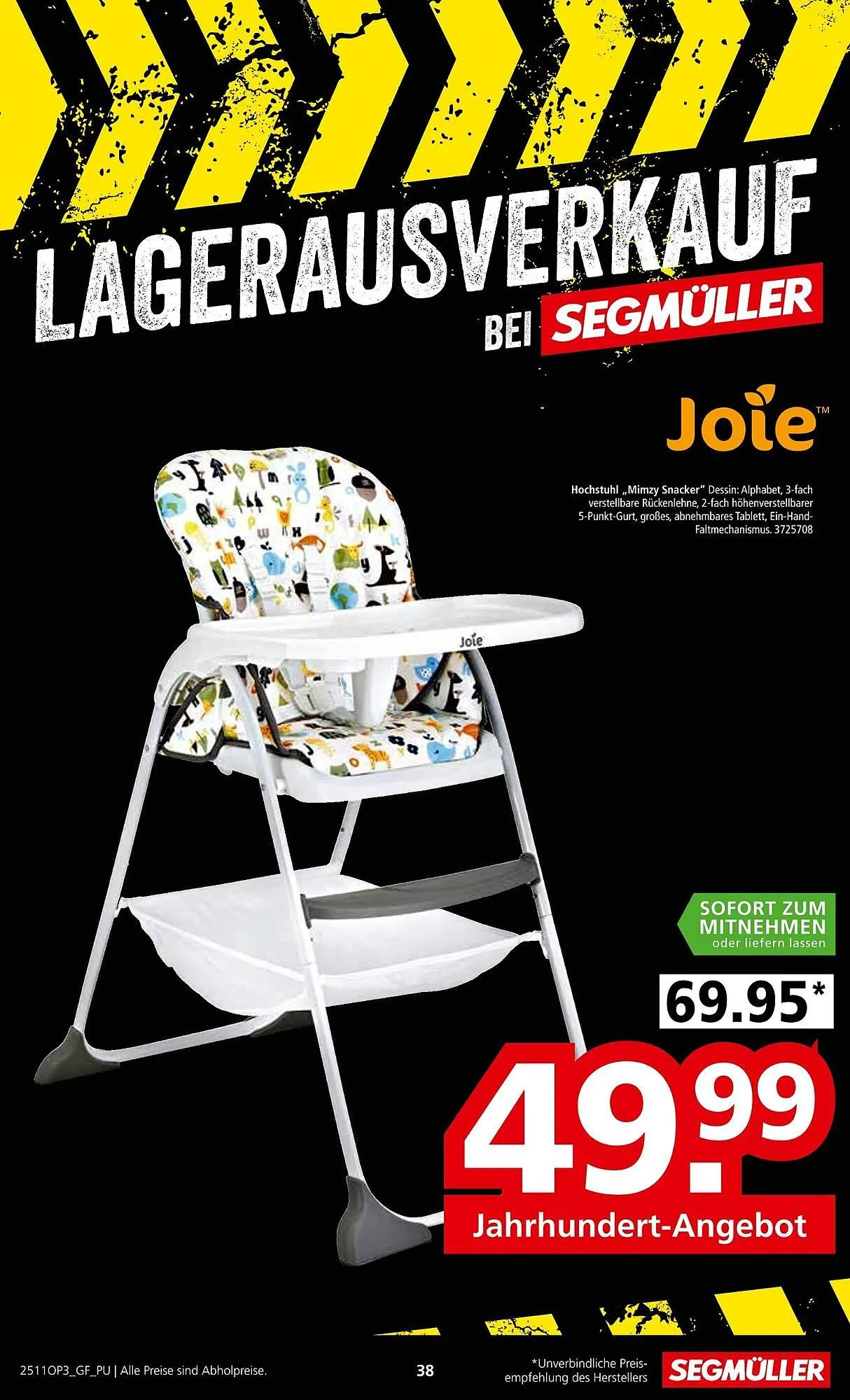 Segmüller Prospekt von 22. November bis 14. Dezember 2025 - Prospekt seite 38