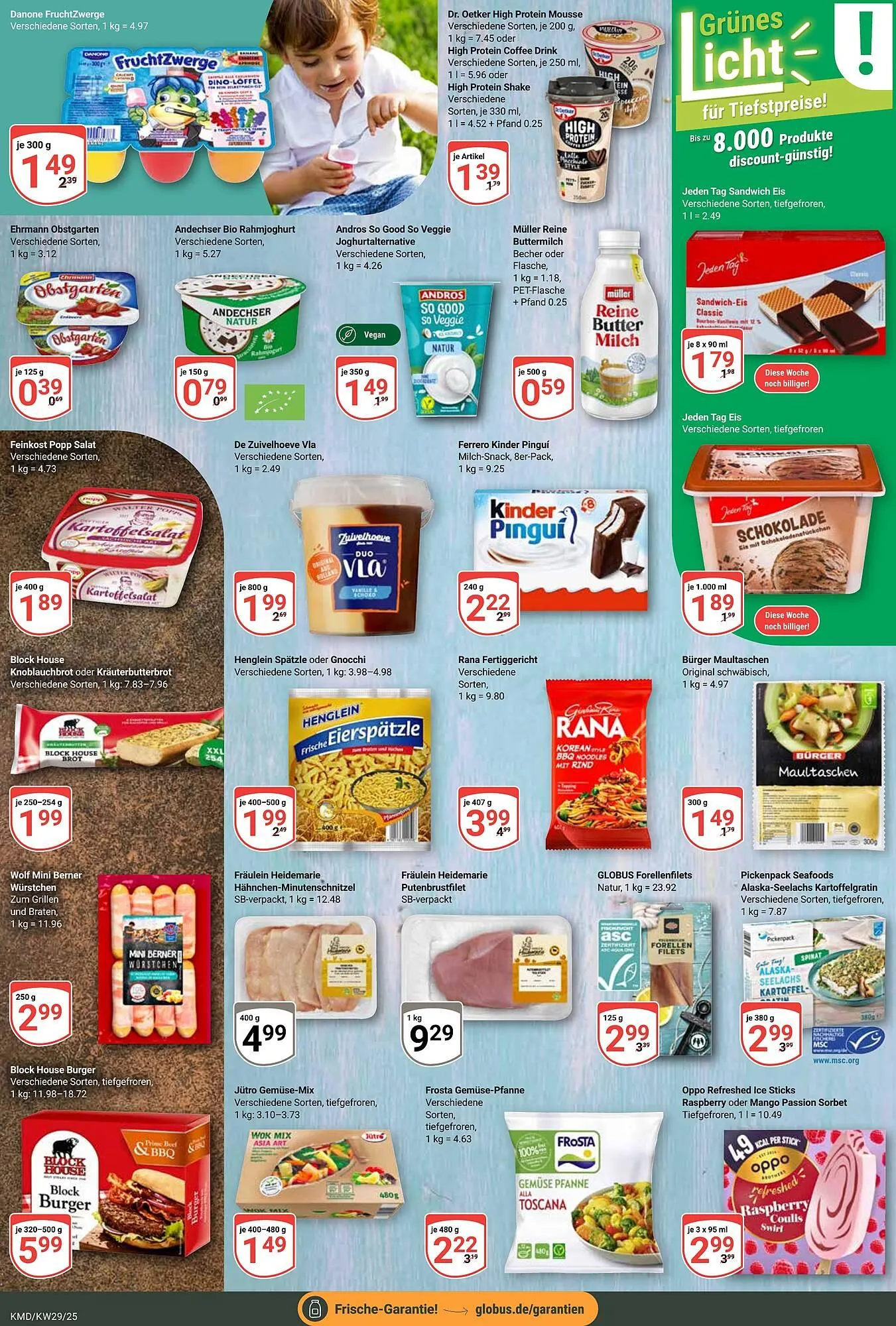 Globus Prospekt von 14. Juli bis 19. Juli 2025 - Prospekt seite 8