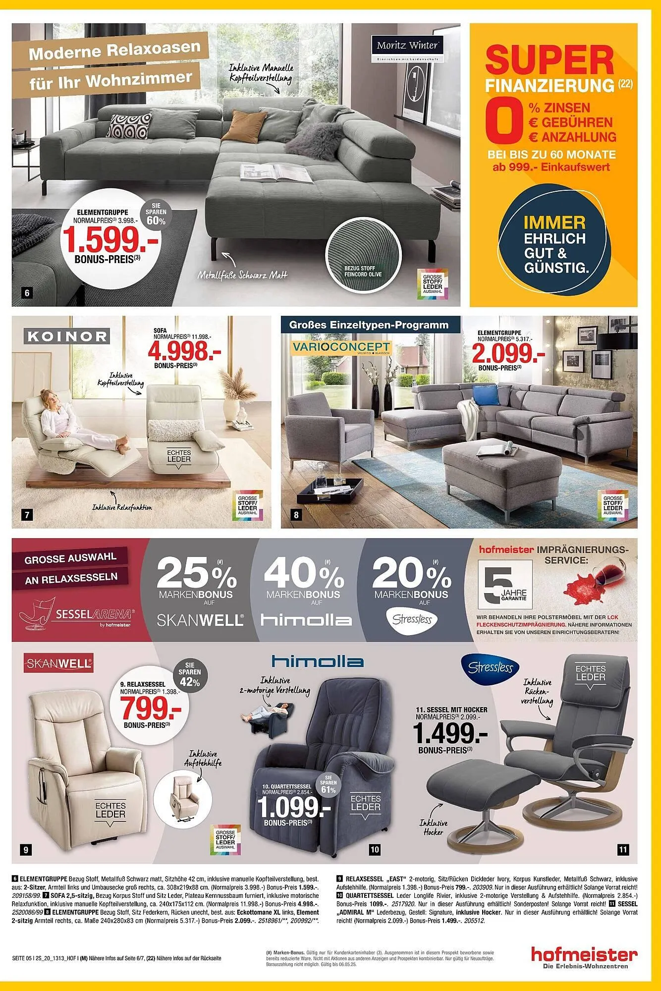 Hofmeister Prospekt von 18. April bis 6. Mai 2025 - Prospekt seite 5