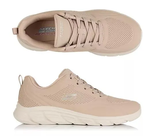 SKECHERS Damen-Sneaker Bobs B Flex Memory Foam Materialmix