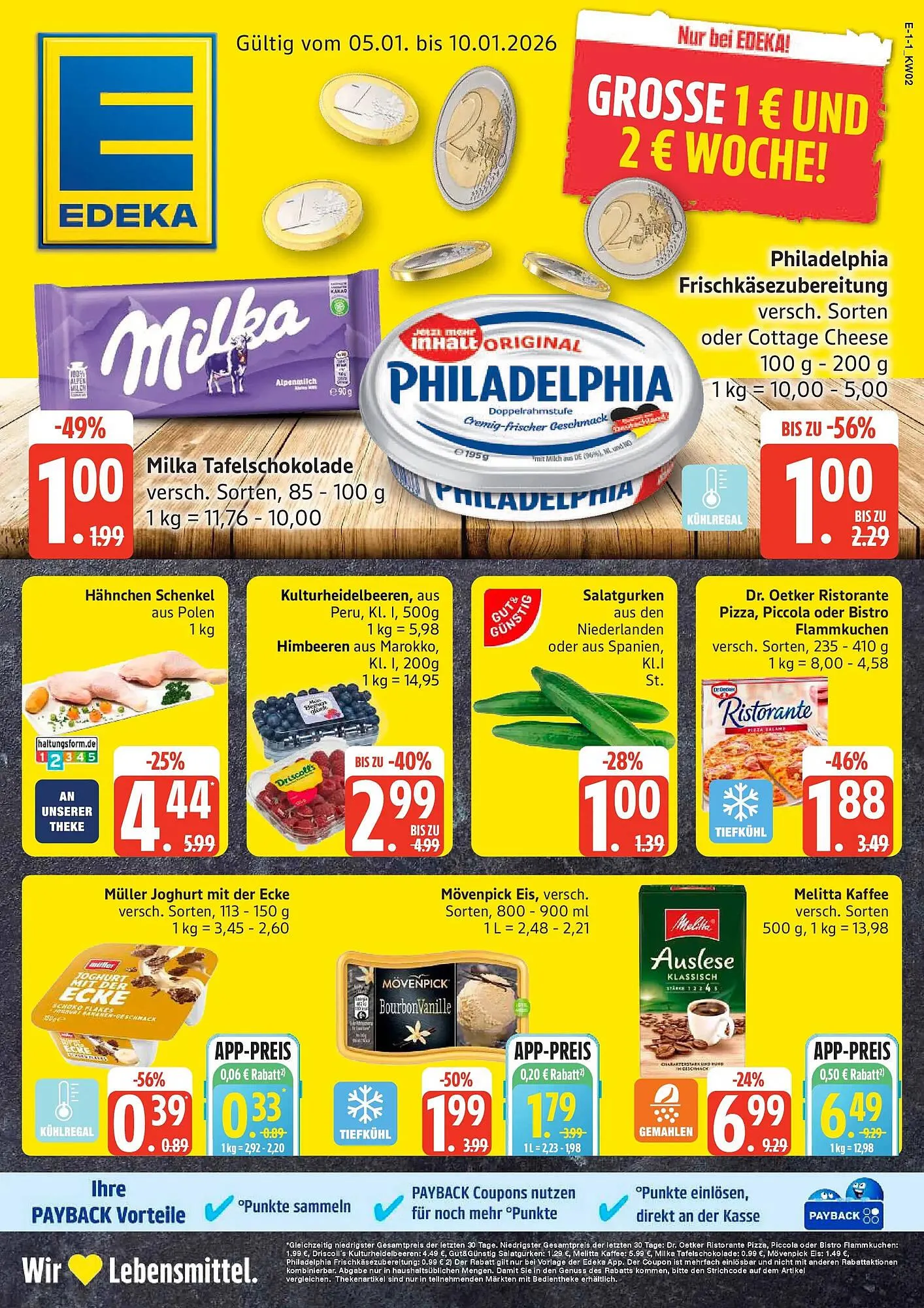 Edeka Prospekt von 5. Januar bis 10. Januar 2026 - Prospekt seite 1