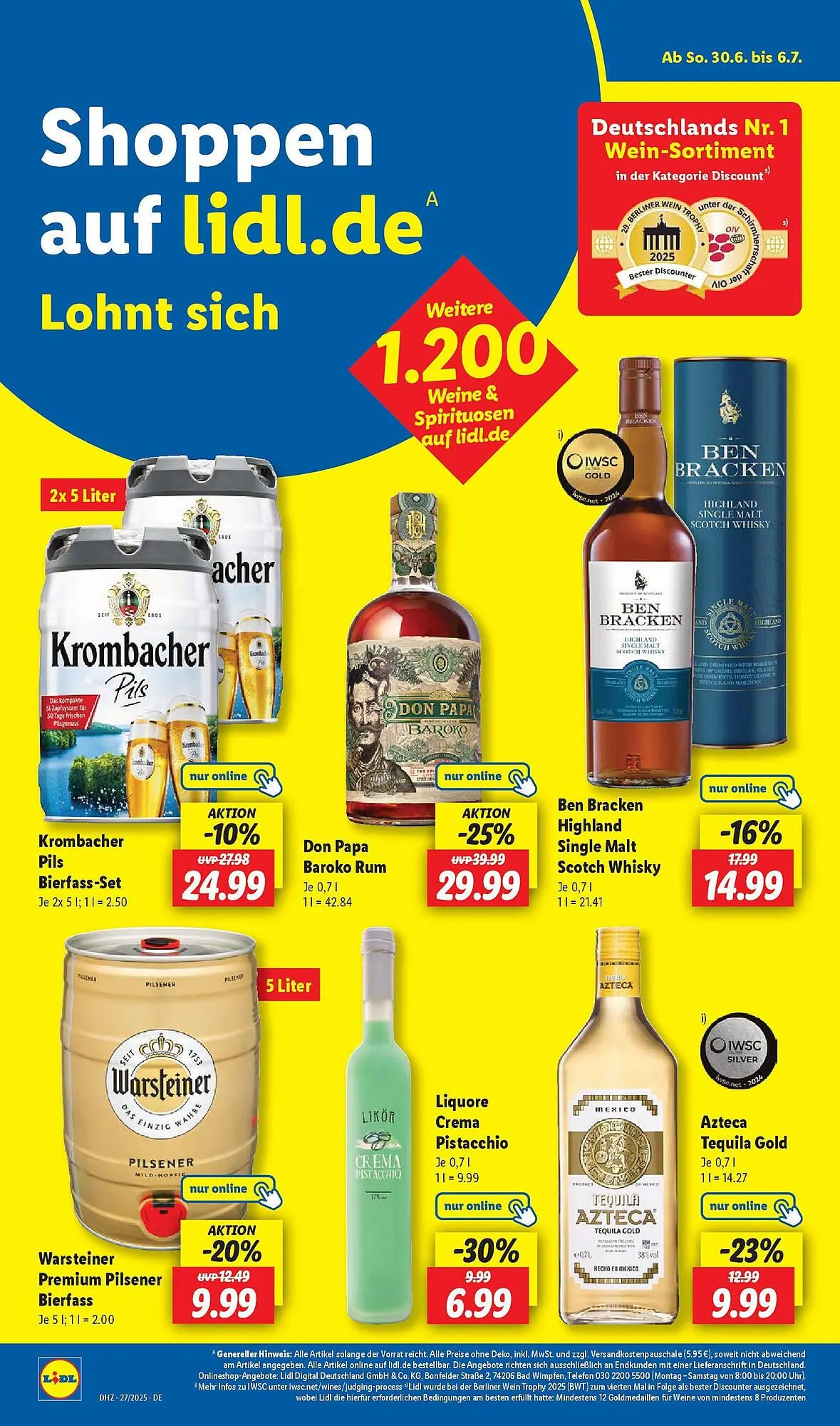 Lidl Prospekt von 29. Juni bis 5. Juli 2025 - Prospekt seite 18