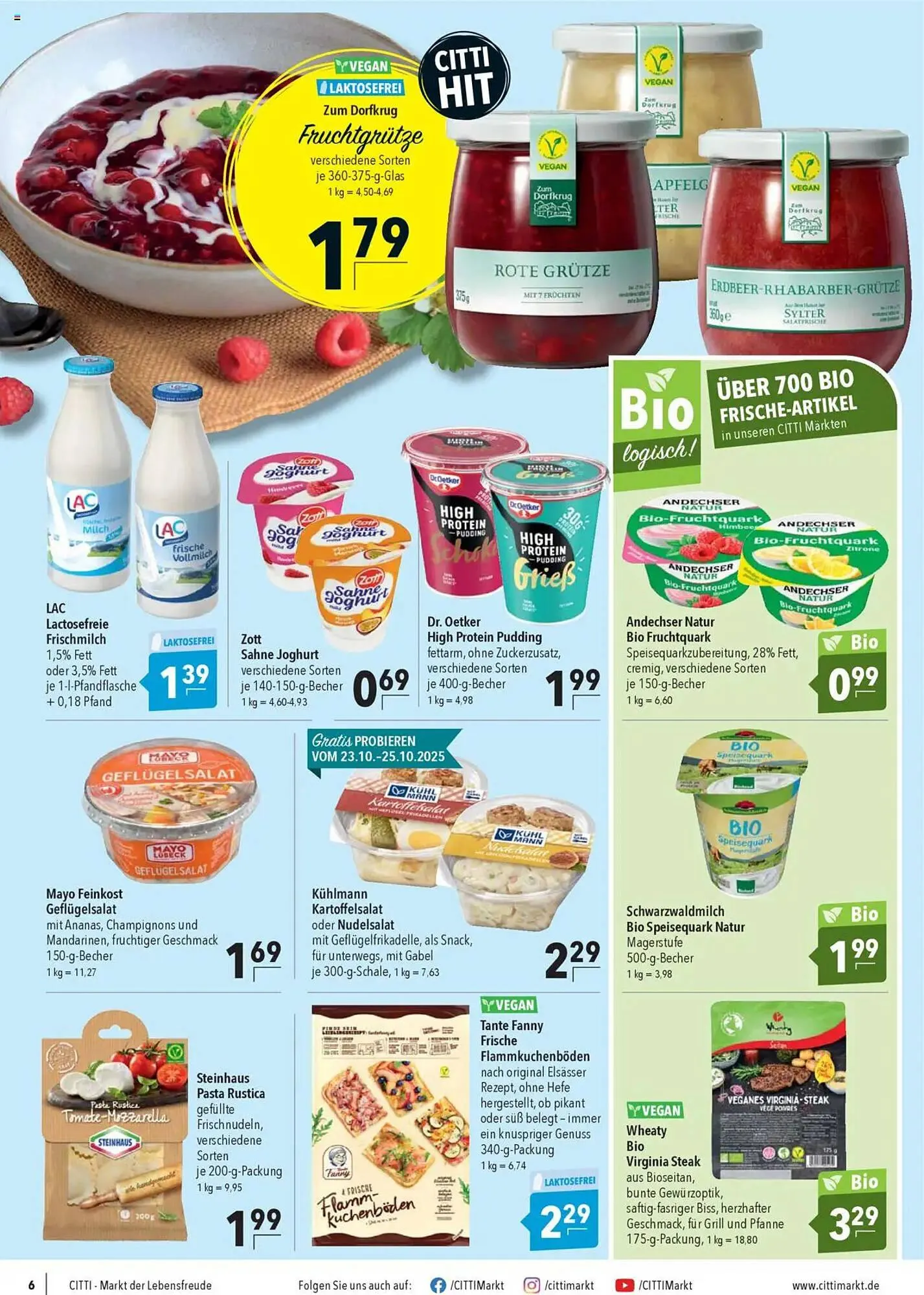 CITTI Markt Prospekt von 22. Oktober bis 28. Oktober 2025 - Prospekt seite 6