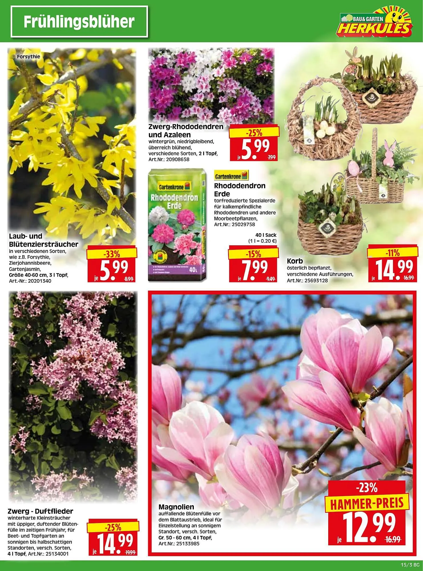 Herkules Baumarkt Prospekt von 7. April bis 12. April 2025 - Prospekt seite 3