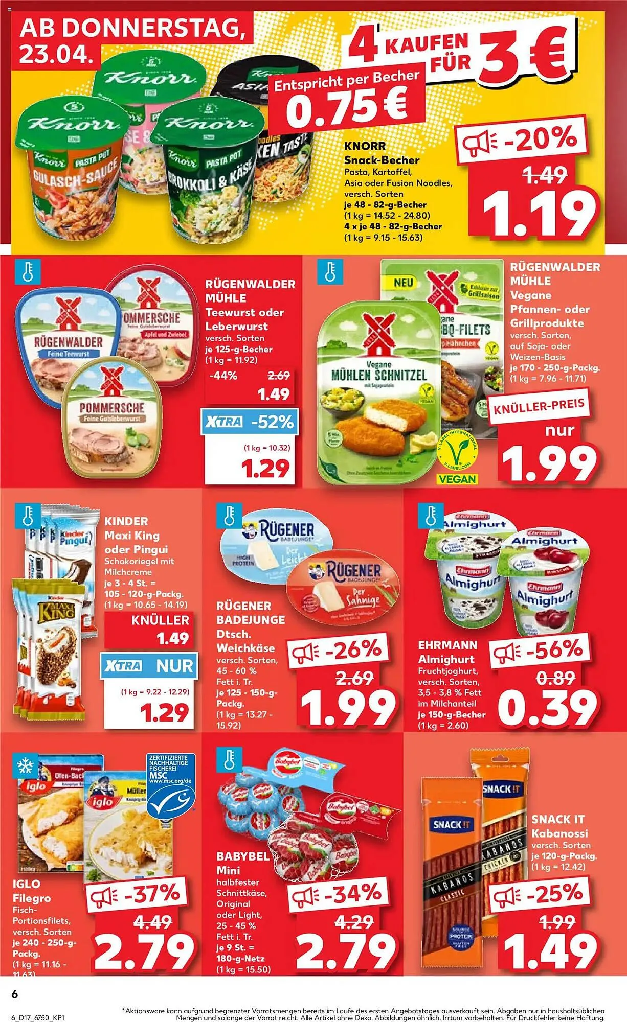 Kaufland Prospekt von 23. April bis 29. April 2026 - Prospekt seite 6