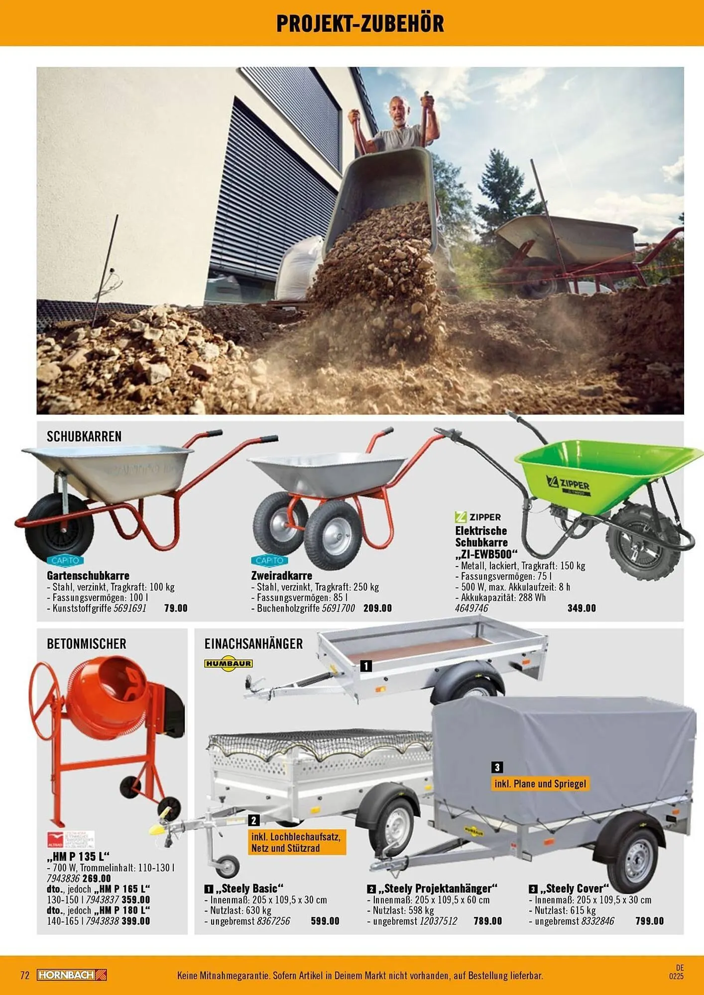 Hornbach Prospekt von 9. April bis 15. April 2025 - Prospekt seite 72