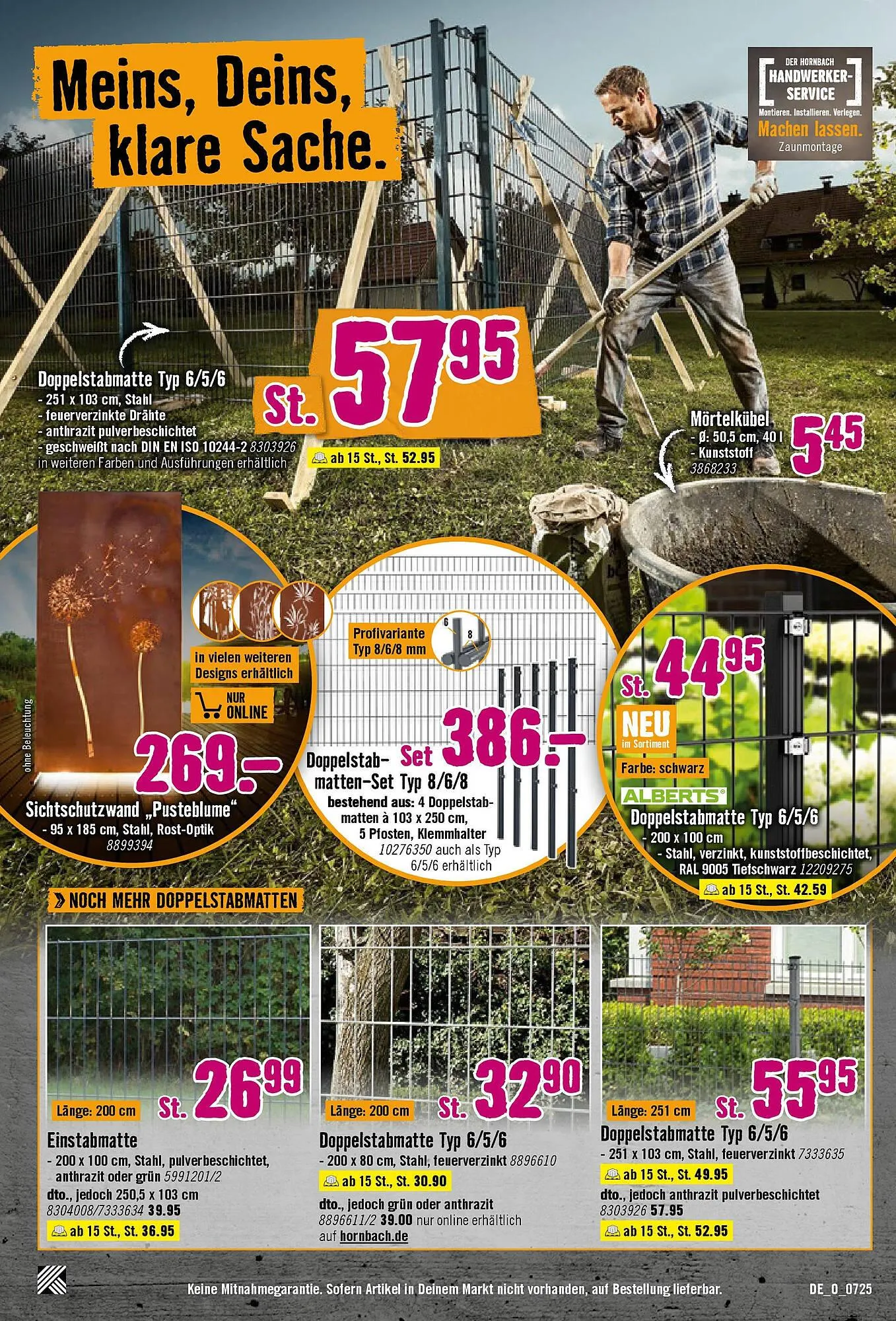 Hornbach Prospekt von 24. Juni bis 22. Juli 2025 - Prospekt seite 5