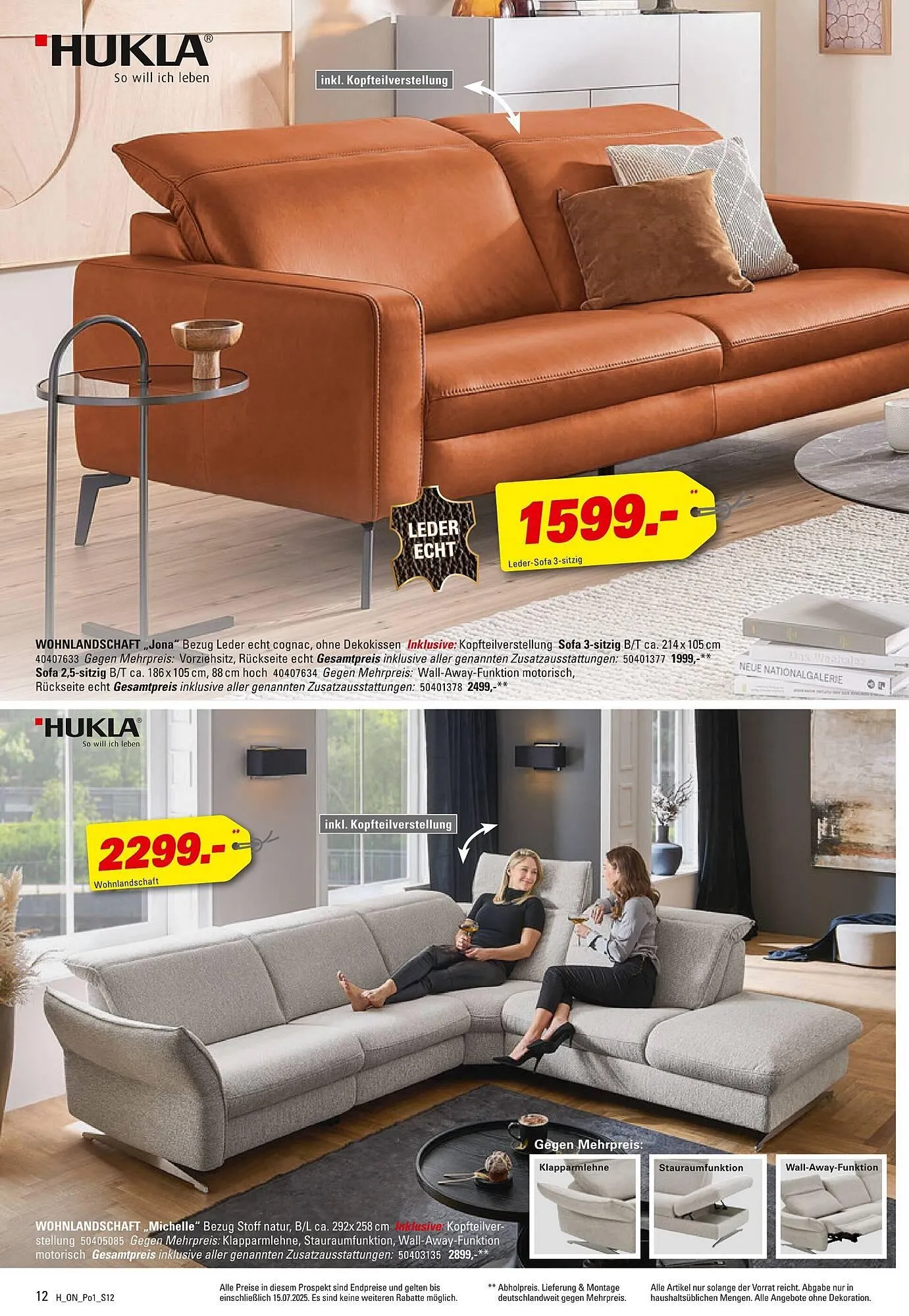 Höffner Prospekt von 4. Juni bis 15. Juli 2025 - Prospekt seite 12