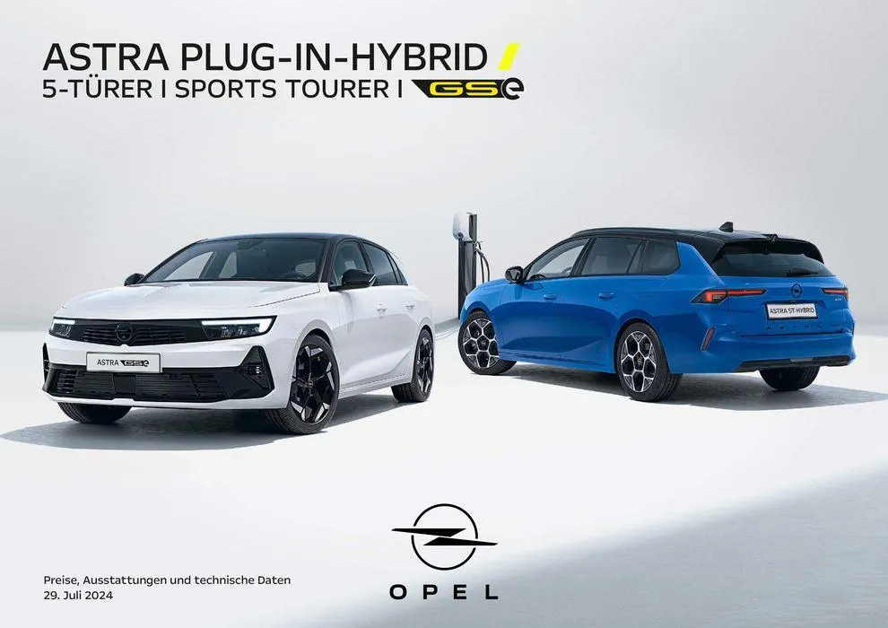 Opel Astra 5-Türer Plug-in-Hybrid von 1. August bis 1. August 2025 - Prospekt seite 1