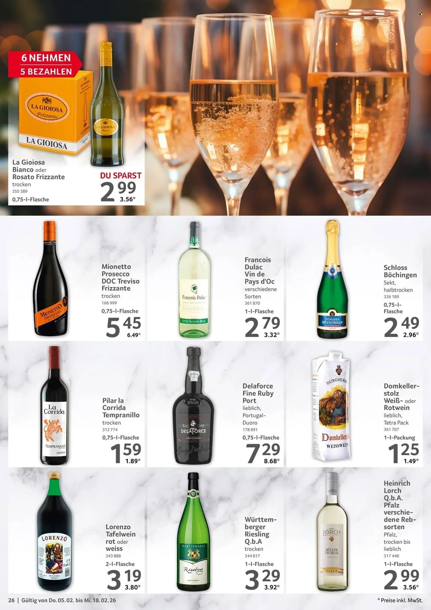 Selgros Prospekt von 5. Februar bis 18. Februar 2026 - Prospekt seite 26