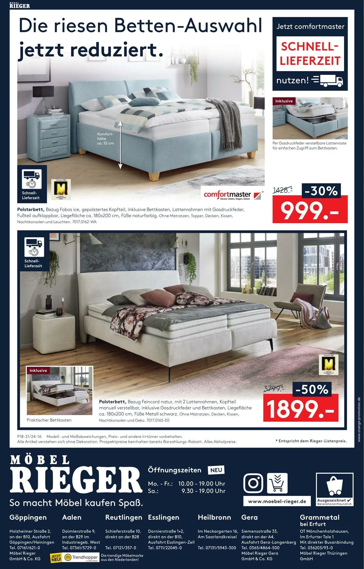 Möbel Rieger Aktueller Prospekt von 25. Februar bis 11. März 2026 - Prospekt seite 16