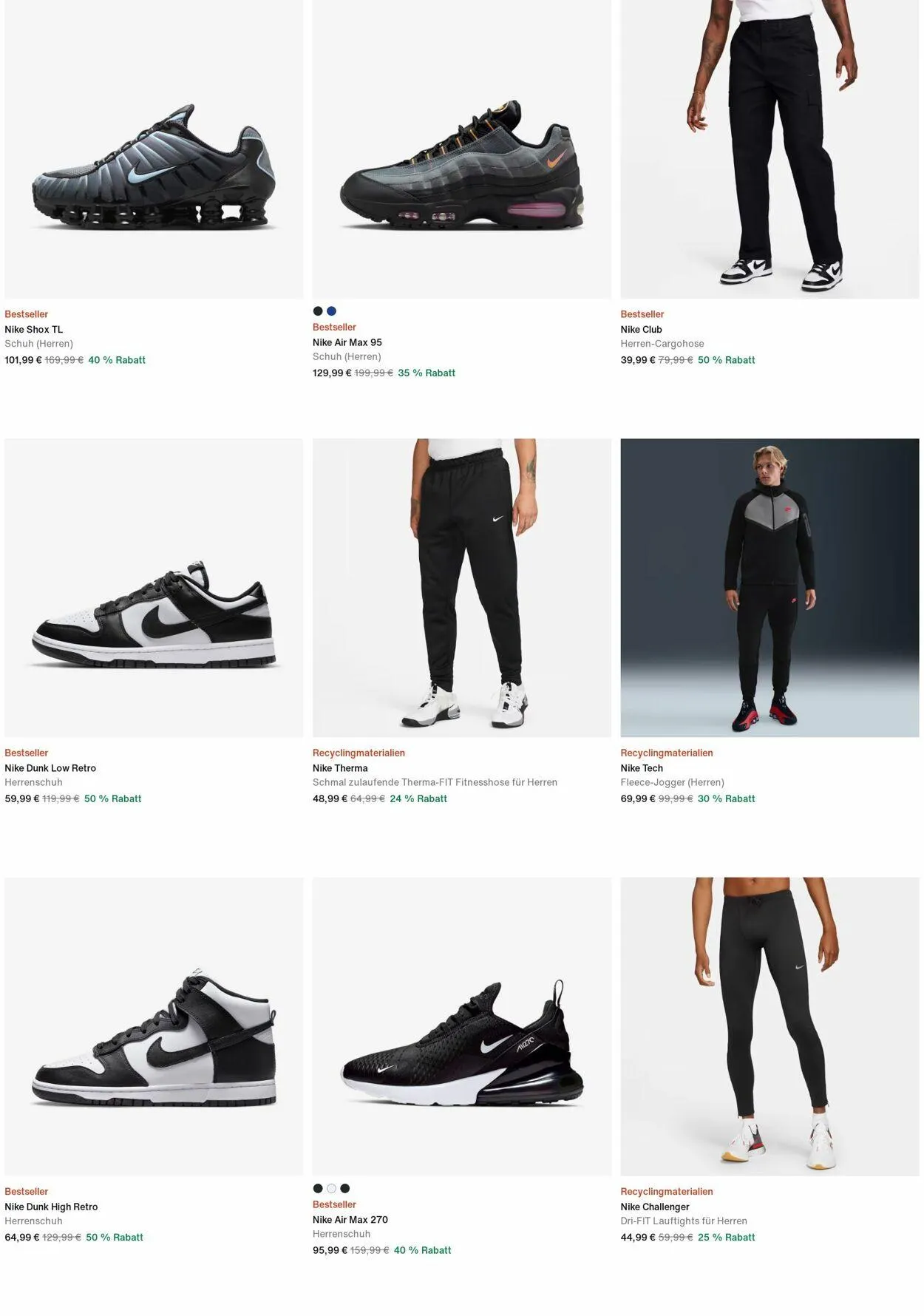 Nike Aktueller Prospekt von 17. November bis 26. November 2025 - Prospekt seite 1