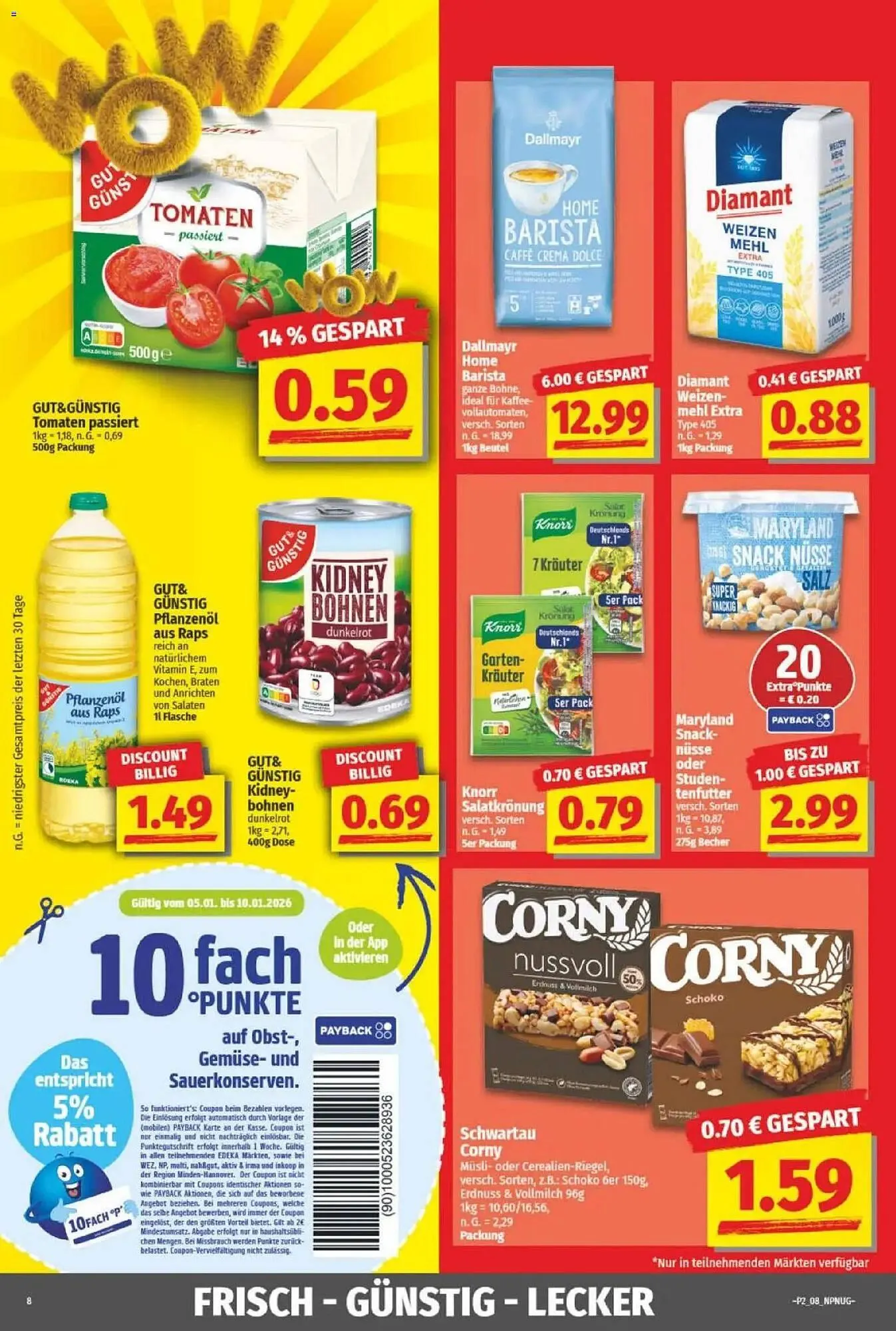 NP Discount Prospekt von 4. Januar bis 10. Januar 2026 - Prospekt seite 8