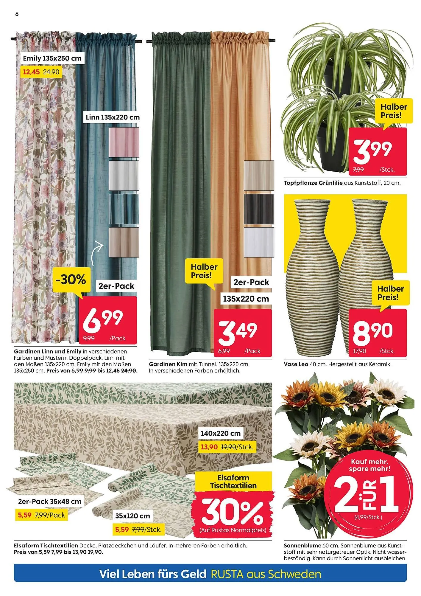 Rusta Prospekt von 9. August bis 15. August 2025 - Prospekt seite 6