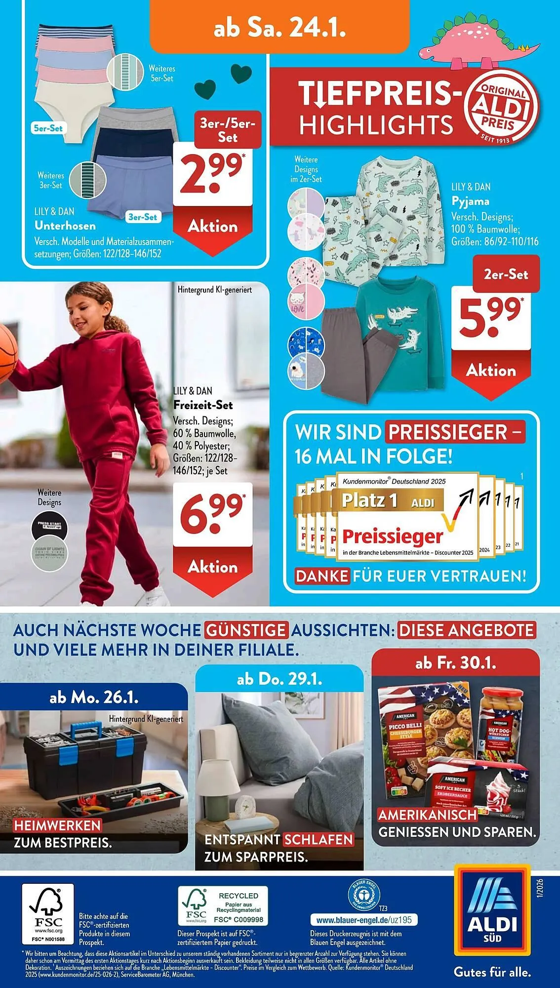 Aldi Süd Prospekt von 19. Januar bis 25. Januar 2026 - Prospekt seite 20