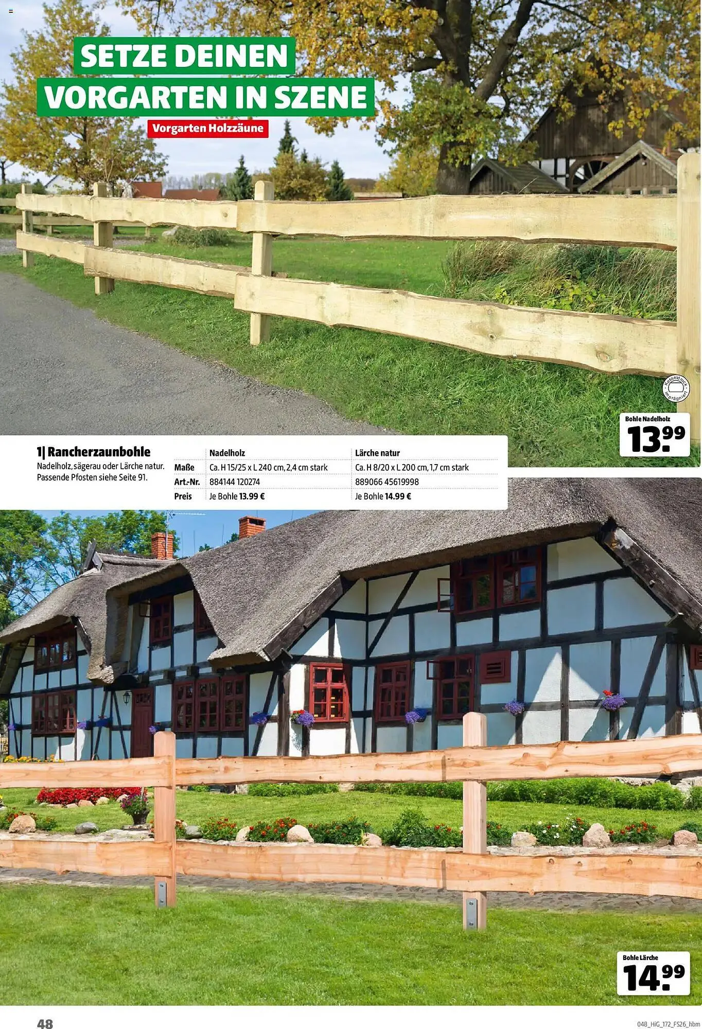 Hagebau Prospekt von 2. März bis 31. Dezember 2026 - Prospekt seite 48