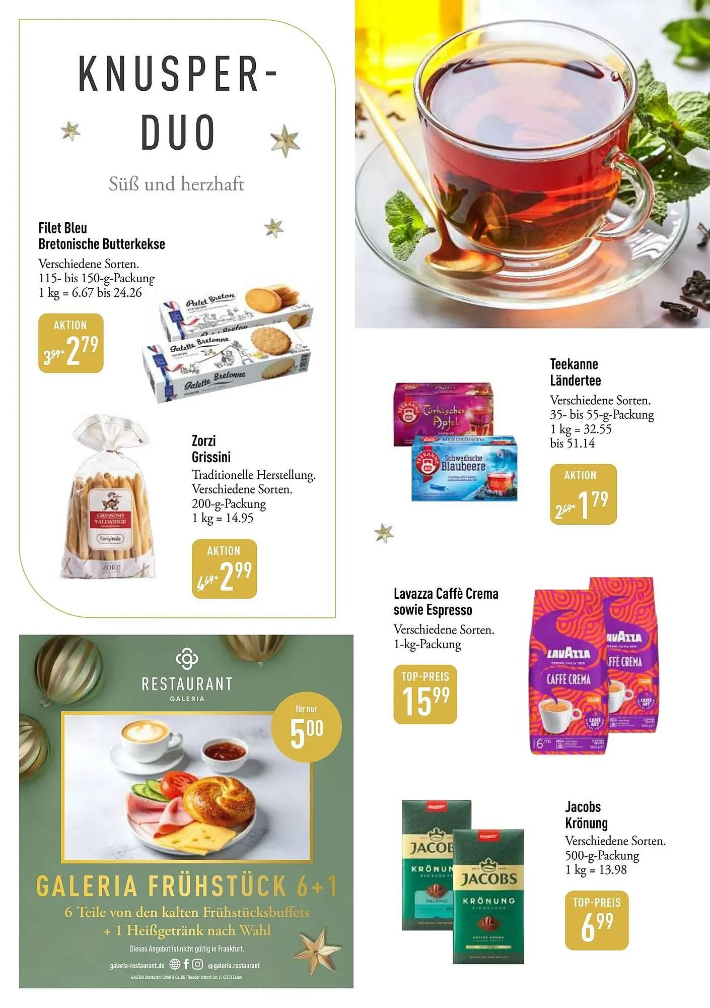 Galeria Markthalle Prospekt von 27. Dezember bis 5. Januar 2026 - Prospekt seite 15