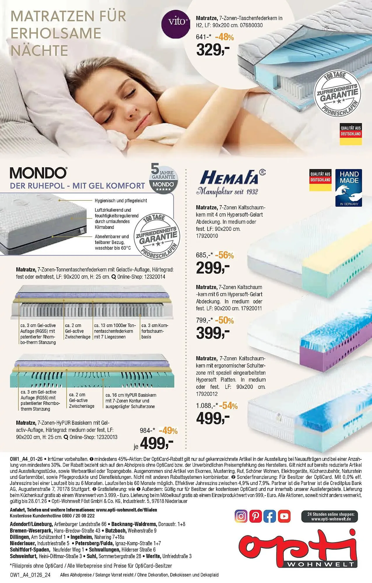 Opti Wohnwelt Prospekt von 18. Dezember bis 28. Januar 2026 - Prospekt seite 24