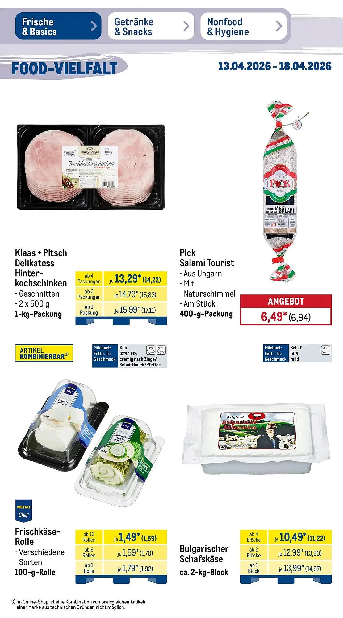 METRO Prospekt von 12. April bis 18. April 2026 - Prospekt seite 12