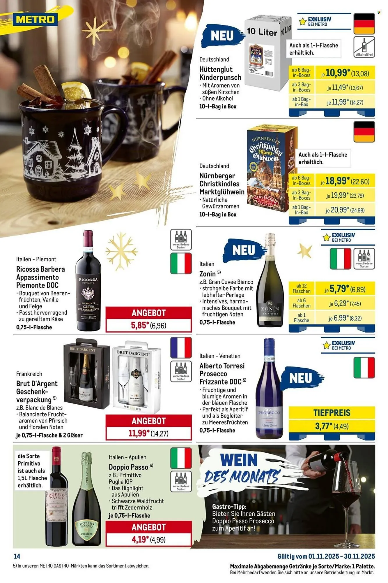 METRO Prospekt von 1. November bis 30. November 2025 - Prospekt seite 14