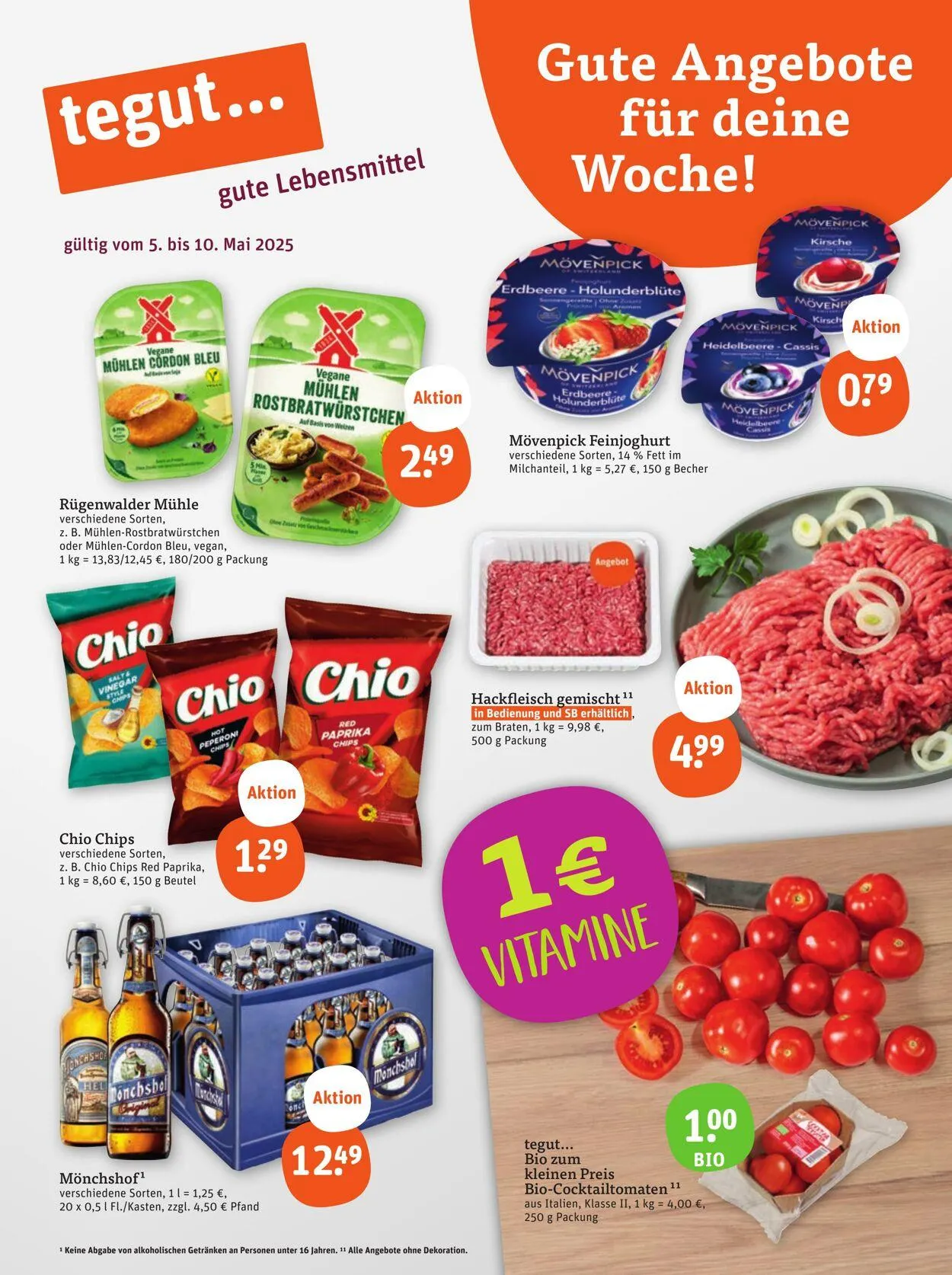 Tegut Aktueller Prospekt von 5. Mai bis 11. Mai 2025 - Prospekt seite 3