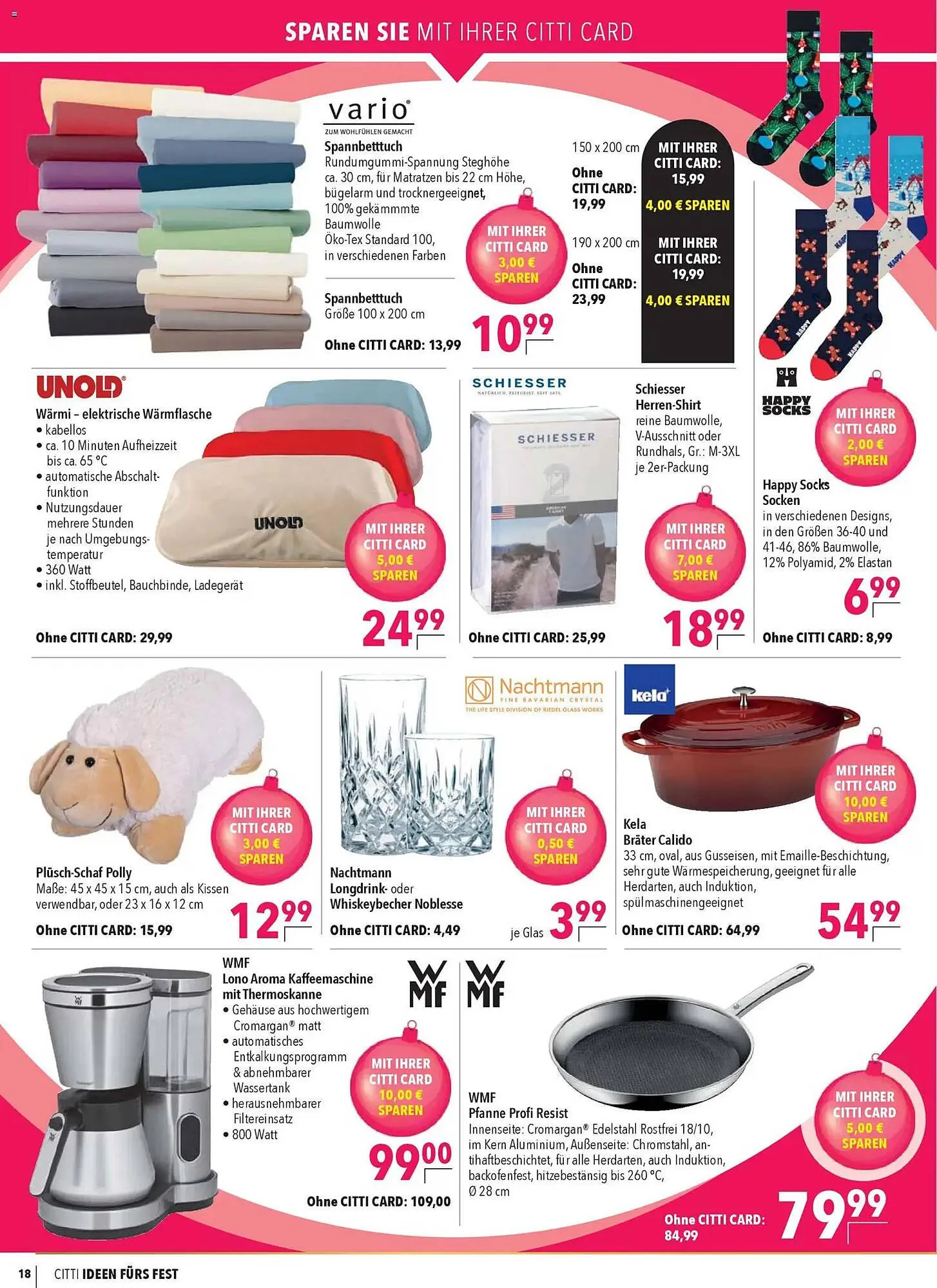 CITTI Markt Prospekt von 10. Dezember bis 31. Dezember 2025 - Prospekt seite 18