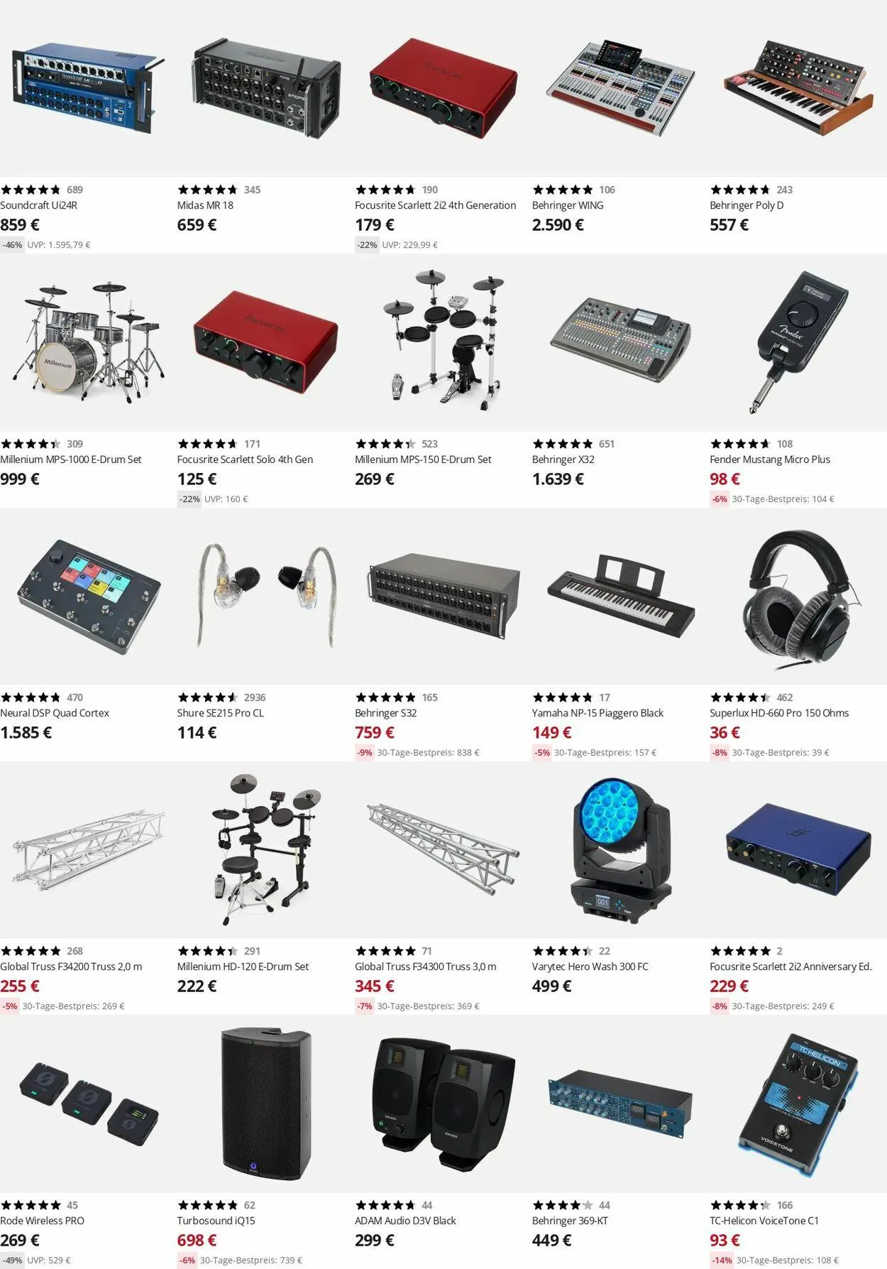 Thomann Aktueller Prospekt von 3. November bis 12. November 2025 - Prospekt seite 6