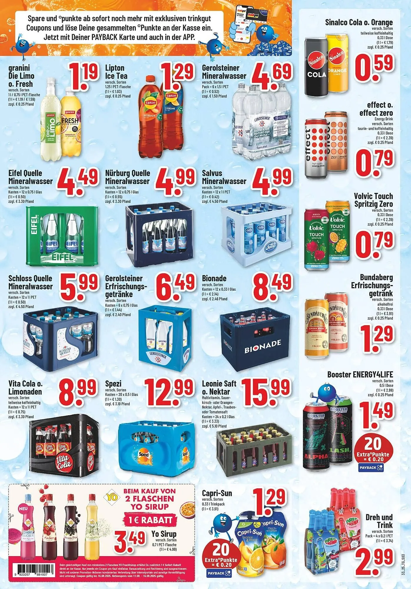 trinkgut Prospekt von 11. August bis 16. August 2025 - Prospekt seite 3