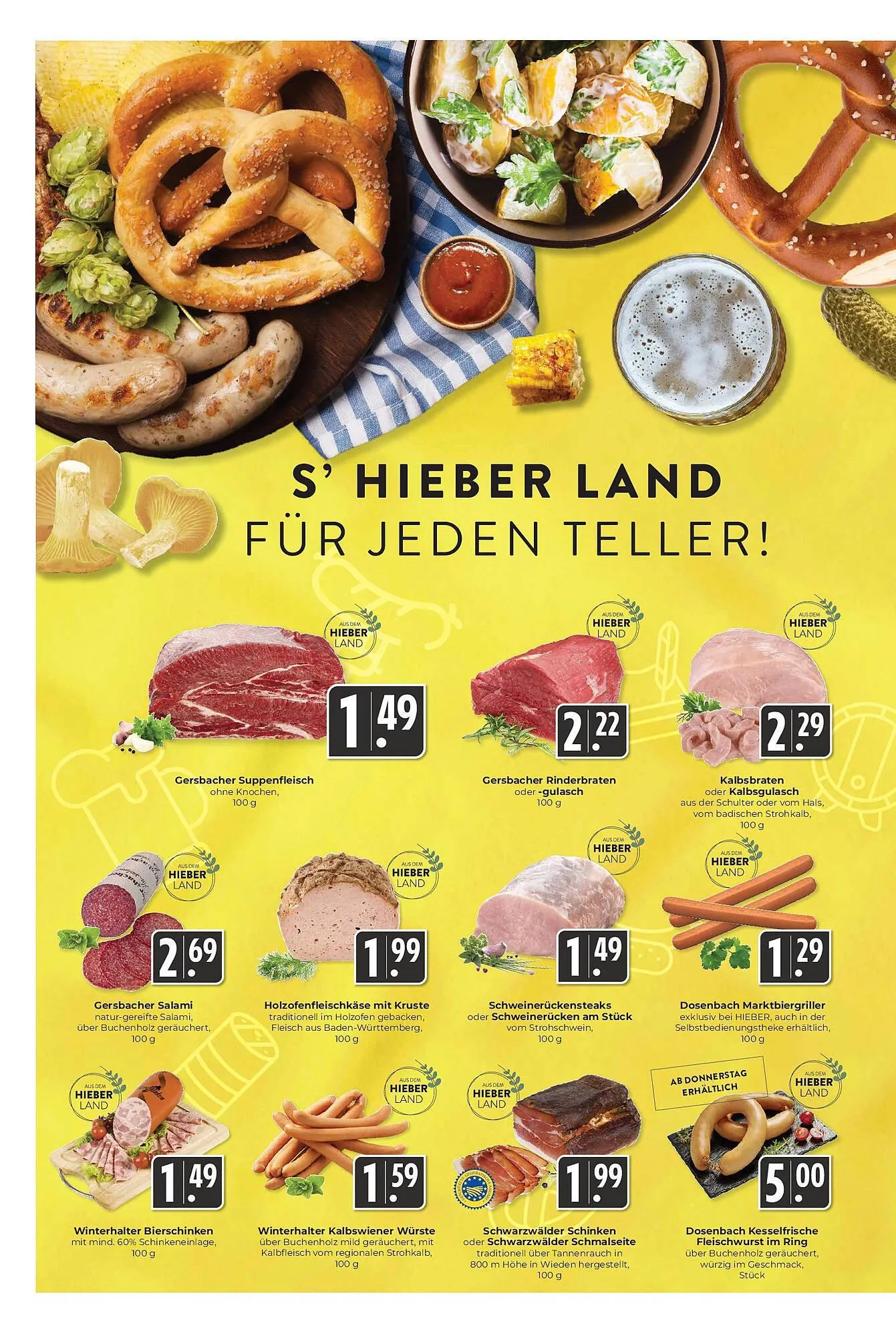 Hieber's Frische Center Prospekt von 31. August bis 6. September 2025 - Prospekt seite 8