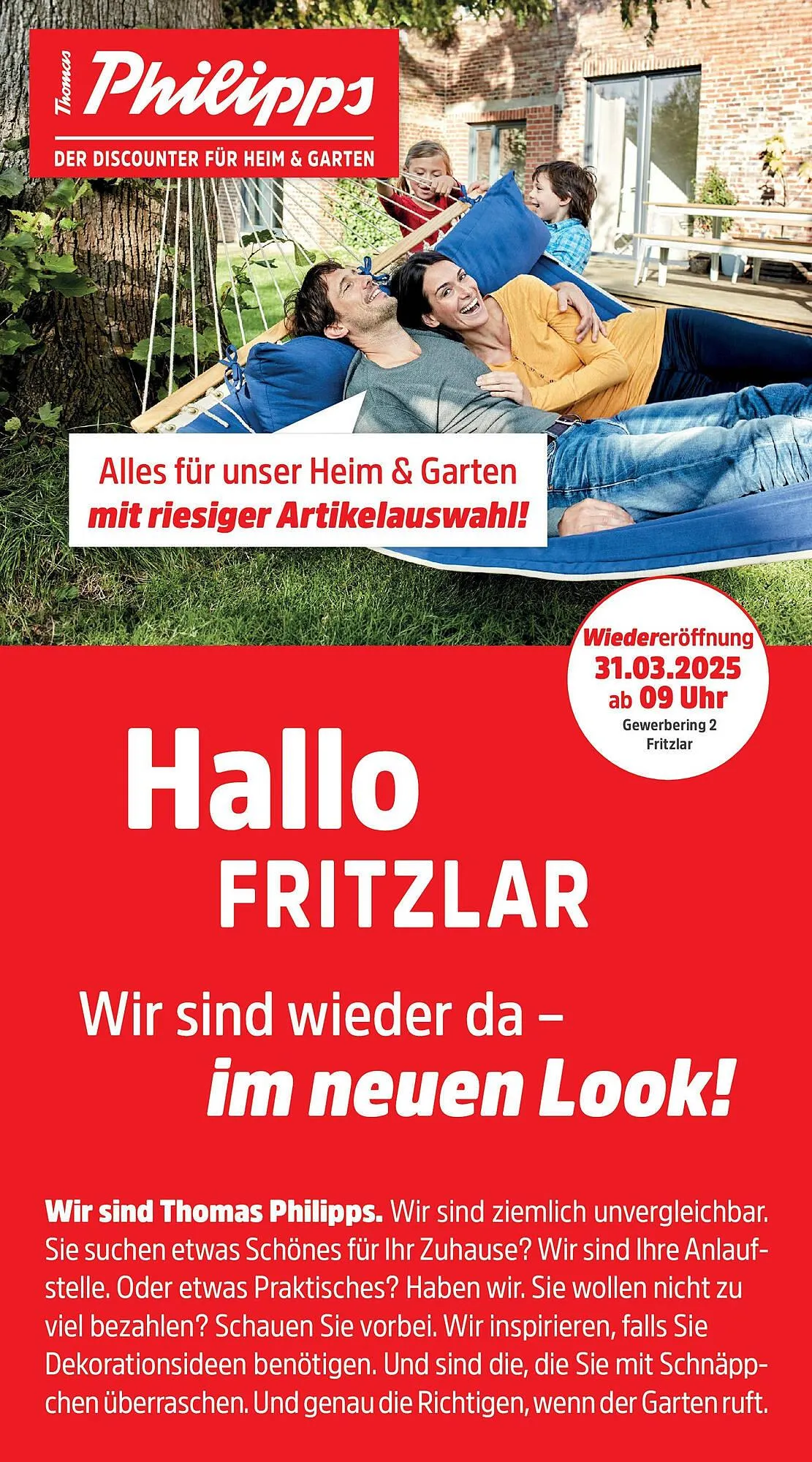 Thomas Philipps Prospekt von 30. März bis 5. April 2025 - Prospekt seite 1