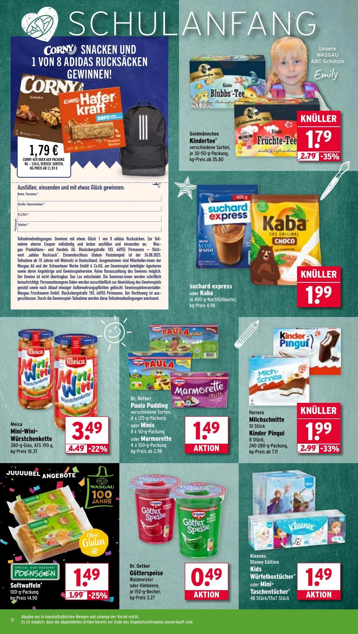 Wasgau von 11. August bis 16. August 2025 - Prospekt seite 12