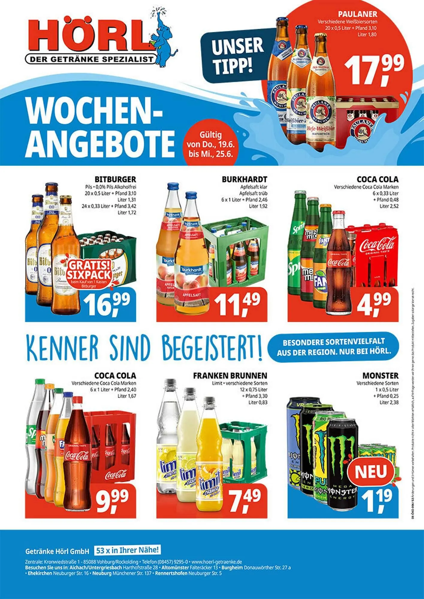 Hörl Getränke Prospekt - 1