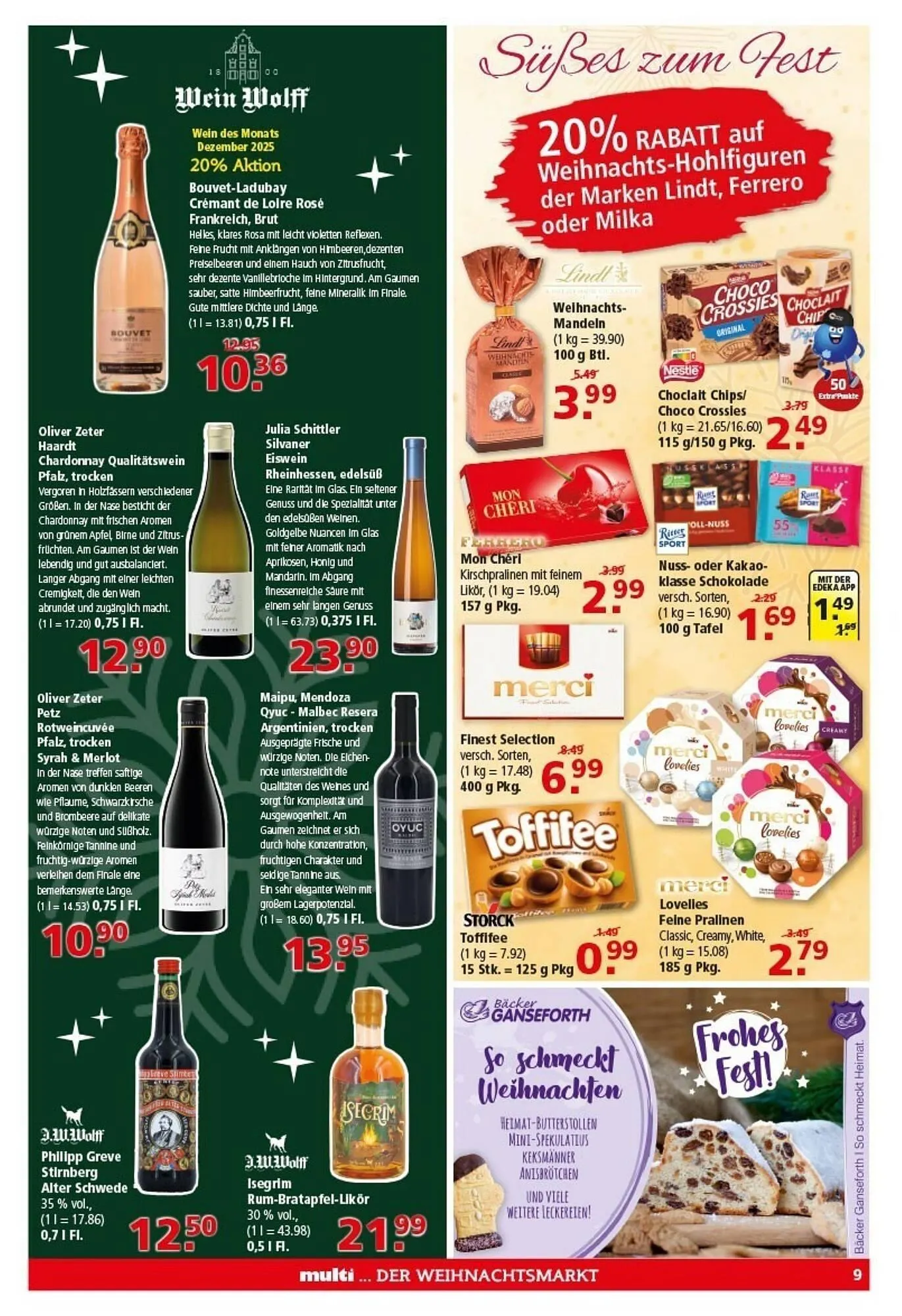 Multi Markt Prospekt von 15. Dezember bis 20. Dezember 2025 - Prospekt seite 9