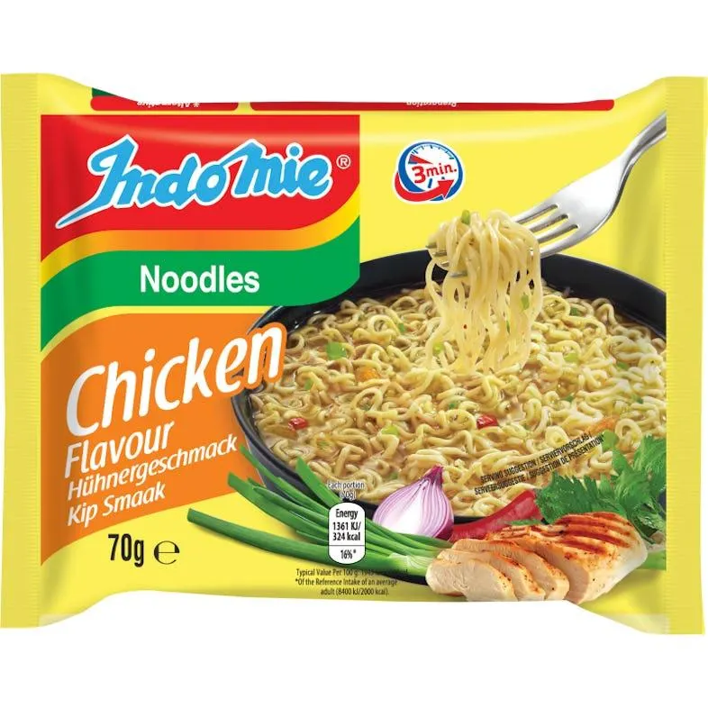 INDOMIE Instant Nudeln Huhn 40 x 70g (2,8 kg)
