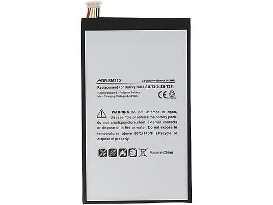 ACCUCELL Akku passend für den Samsung Galaxy Tab 3 8.0 Akku LiPo - Lithium-Polymer Tablet-Akku, 4400 mAh