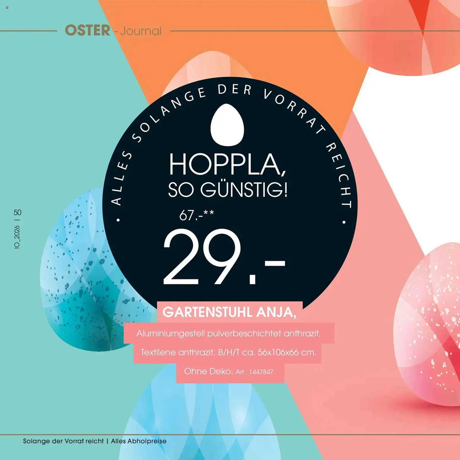 Zurbrüggen Prospekt von 23. März bis 11. April 2026 - Prospekt seite 50